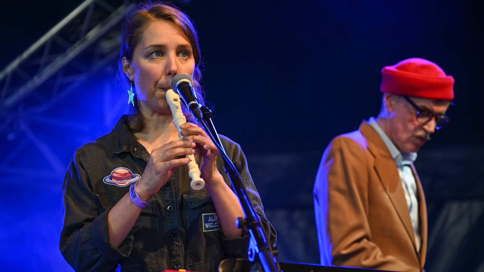 26.07.2024, Strand, Dangast/Varel, GER, Watt en Schlick Fest 2024, im Bild
J.PALMINGER & 440Hz TRIO ft. LYDIA
Foto © Rojahn