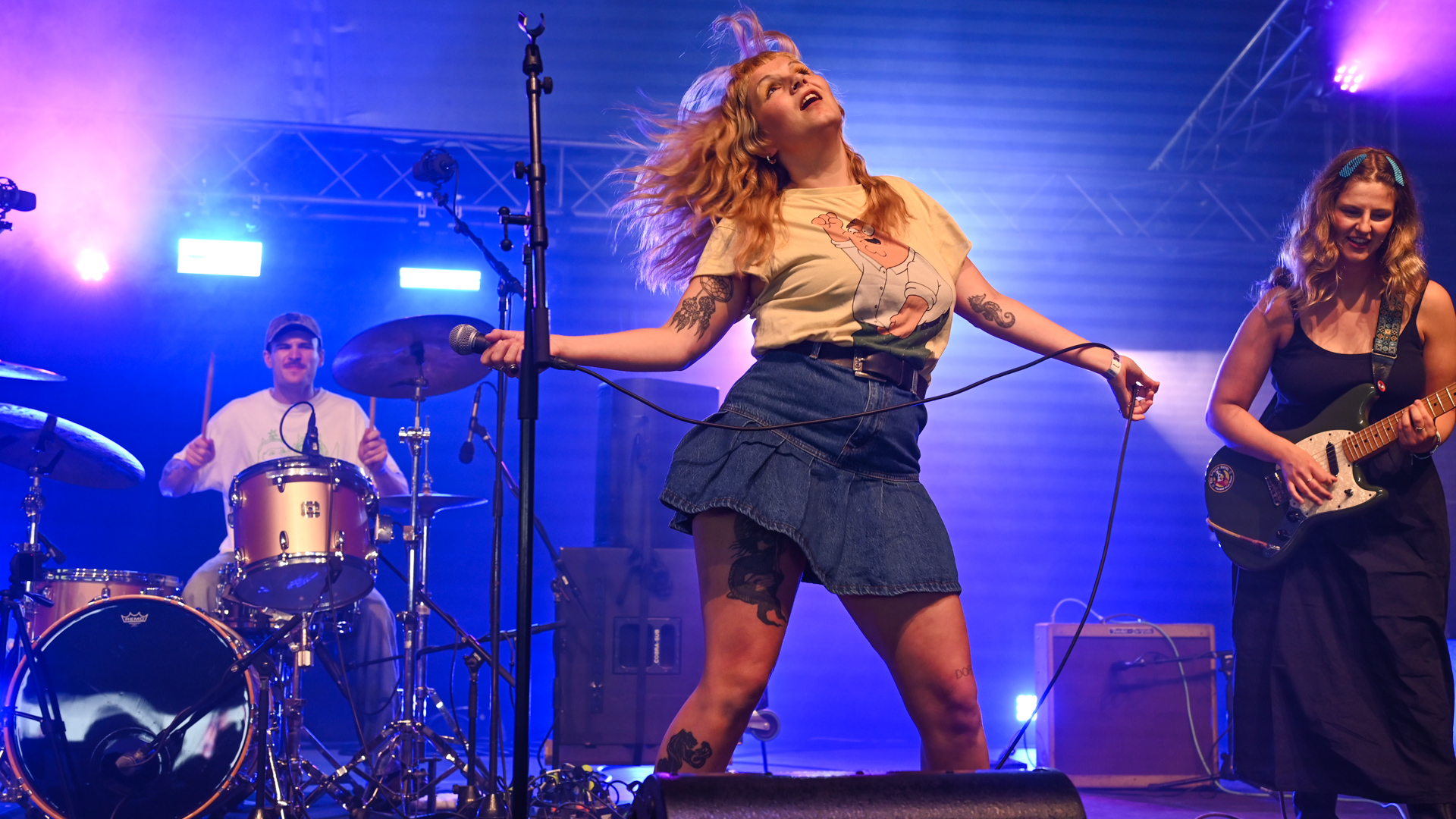 26.07.2024, Strand, Dangast/Varel, GER, Watt en Schlick Fest 2024, im Bild
PANIC SHACK
Foto © Rojahn