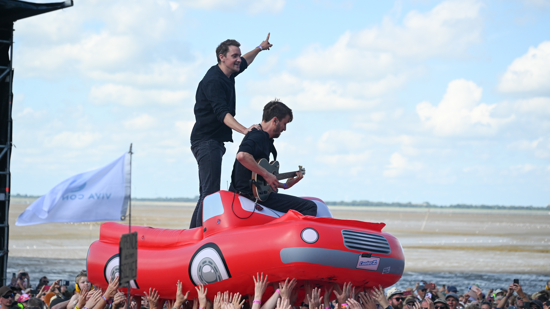 28.07.2024, Strand, Dangast/Varel, GER, Watt en Schlick Fest 2024, im Bild
DAS LUMPENPACK
Foto © Rojahn