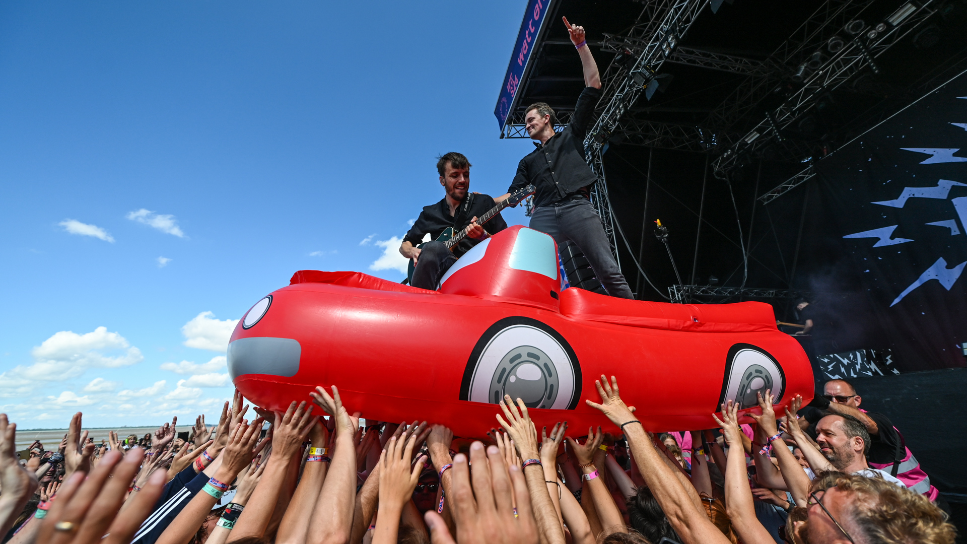 28.07.2024, Strand, Dangast/Varel, GER, Watt en Schlick Fest 2024, im Bild
DAS LUMPENPACK
Foto © Rojahn