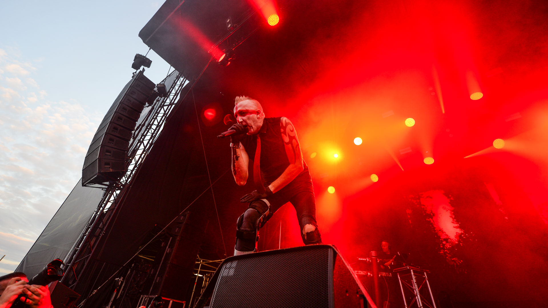 10.08.2024, Flugplatz Drispenstedt, Hildesheim, GER, Mera Luna Festival 2024, im Bild
SUICIDE COMMANDO
Foto © Rojahn