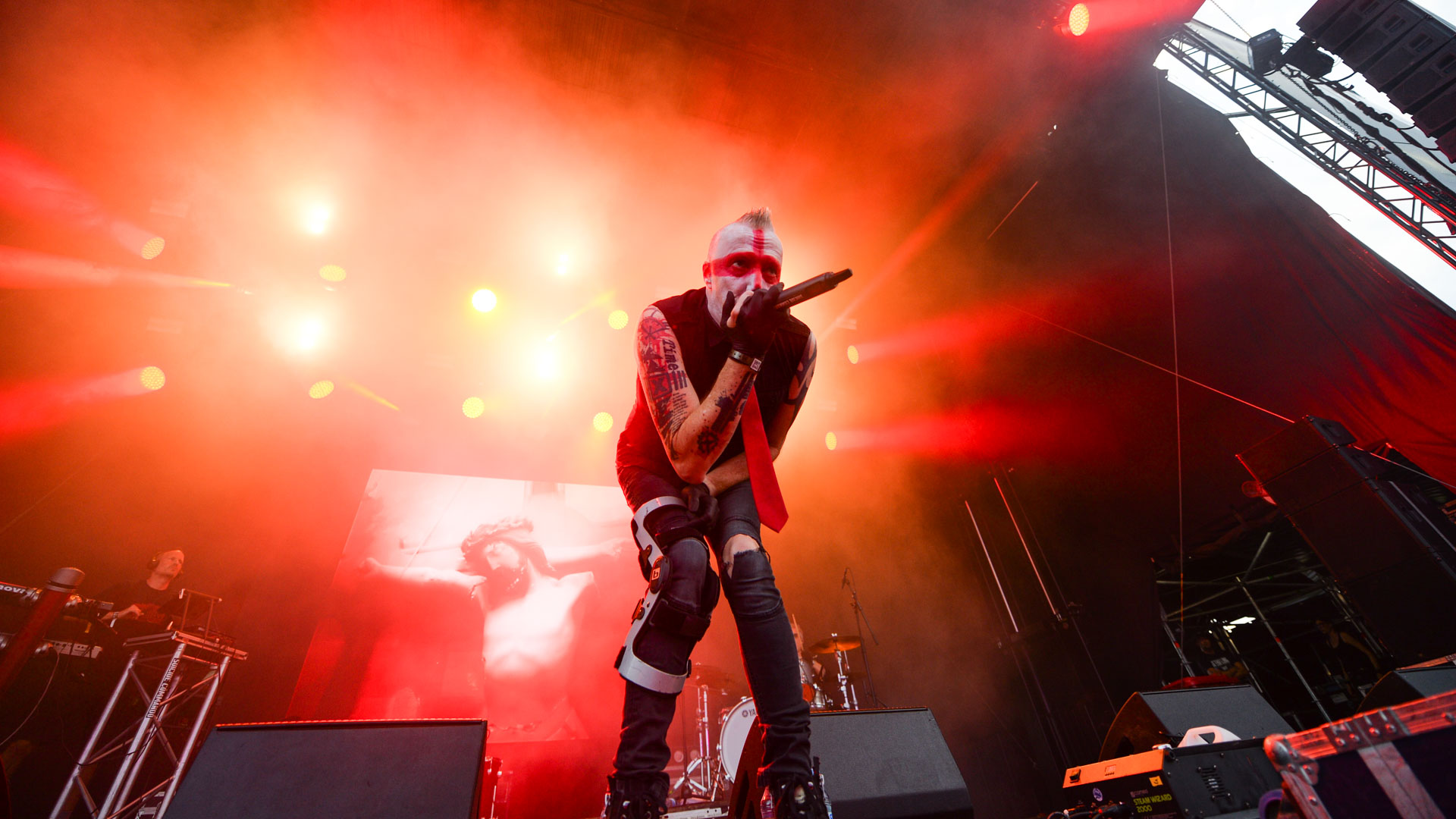 10.08.2024, Flugplatz Drispenstedt, Hildesheim, GER, Mera Luna Festival 2024, im Bild
SUICIDE COMMANDO
Foto © Rojahn