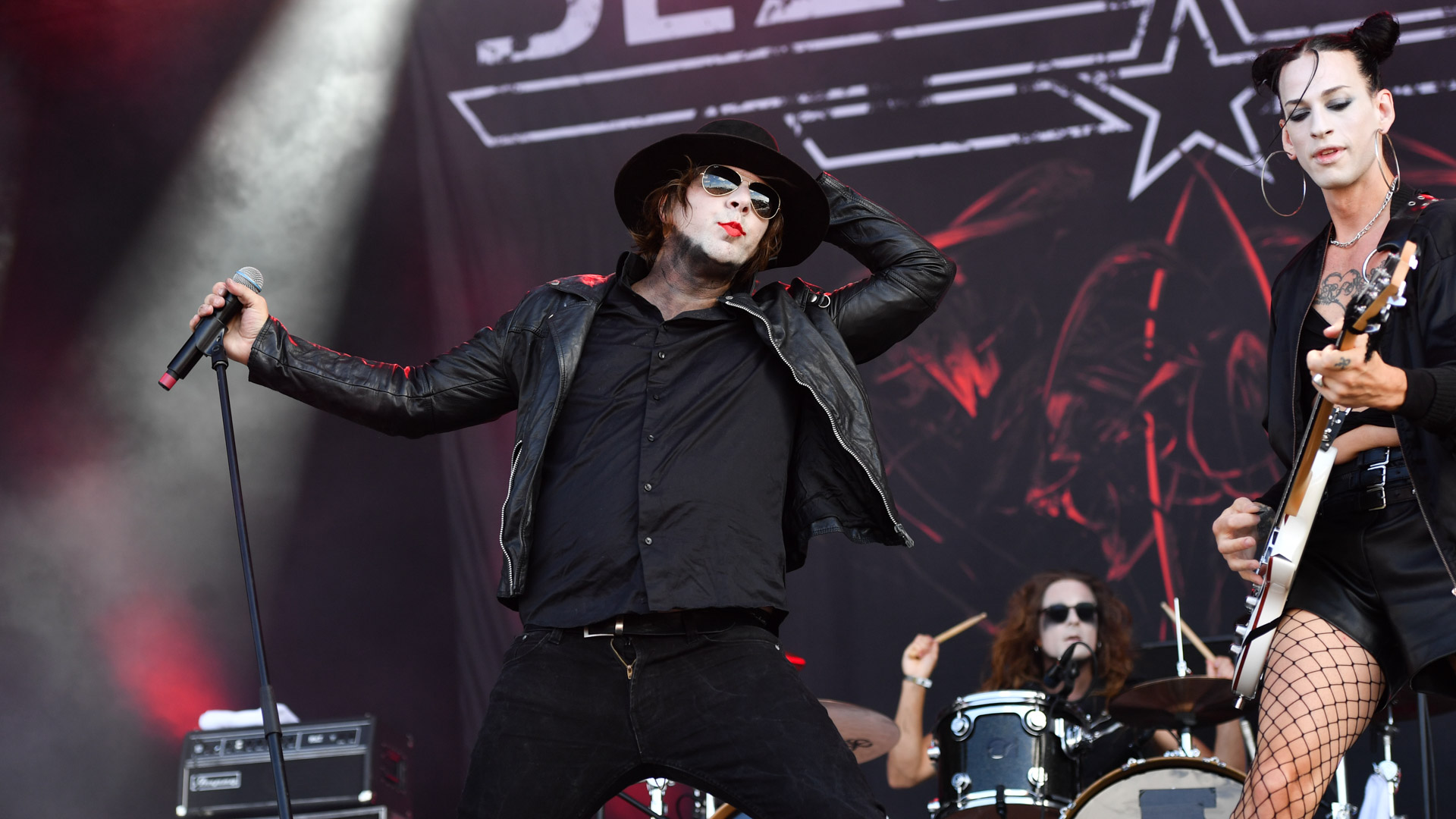 11.08.2024, Flugplatz Drispenstedt, Hildesheim, GER, Mera Luna Festival 2024, im Bild
DEATHSTARS
Foto © Rojahn