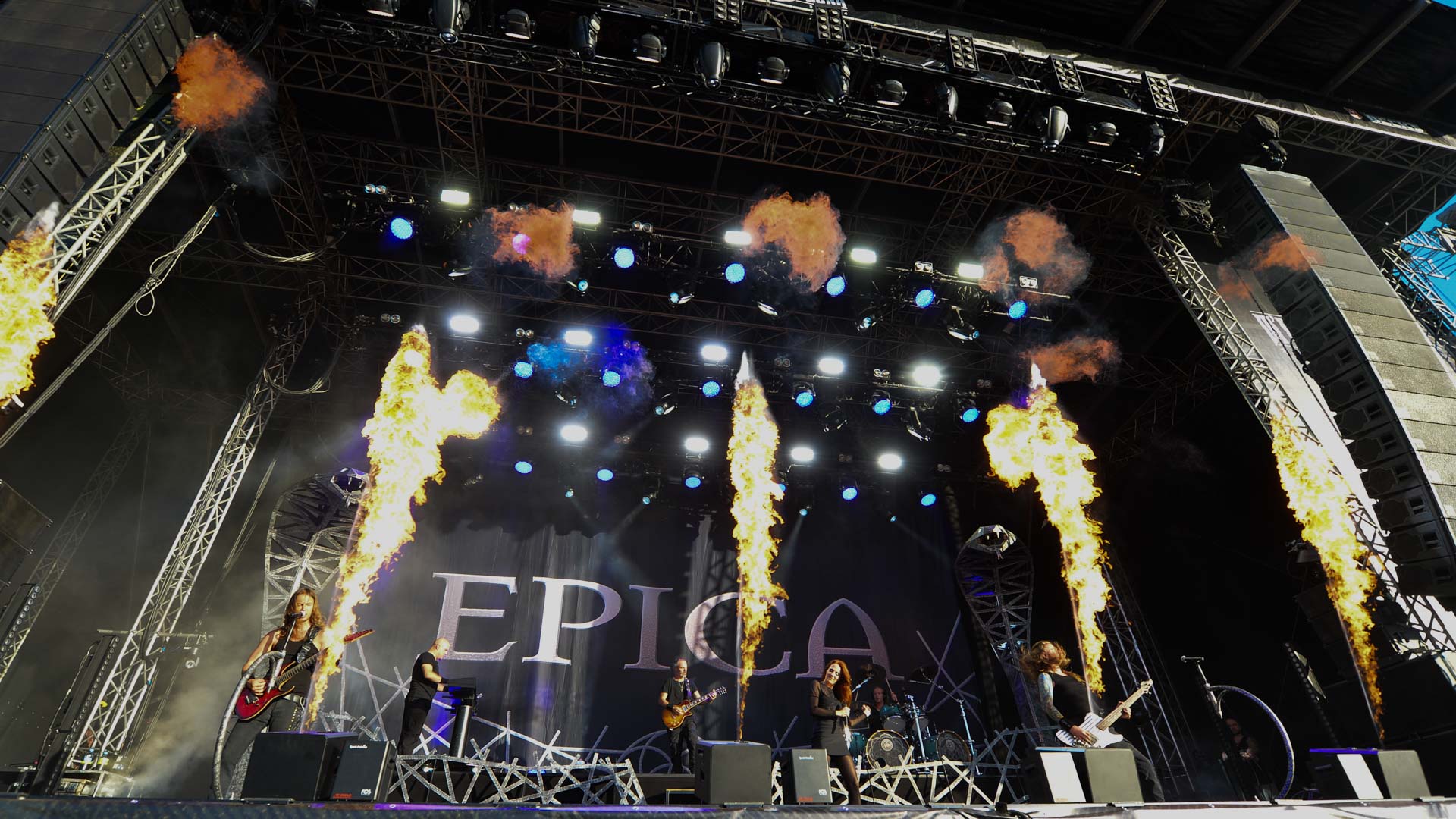 11.08.2024, Flugplatz Drispenstedt, Hildesheim, GER, Mera Luna Festival 2024, im Bild
EPICA
Foto © Rojahn