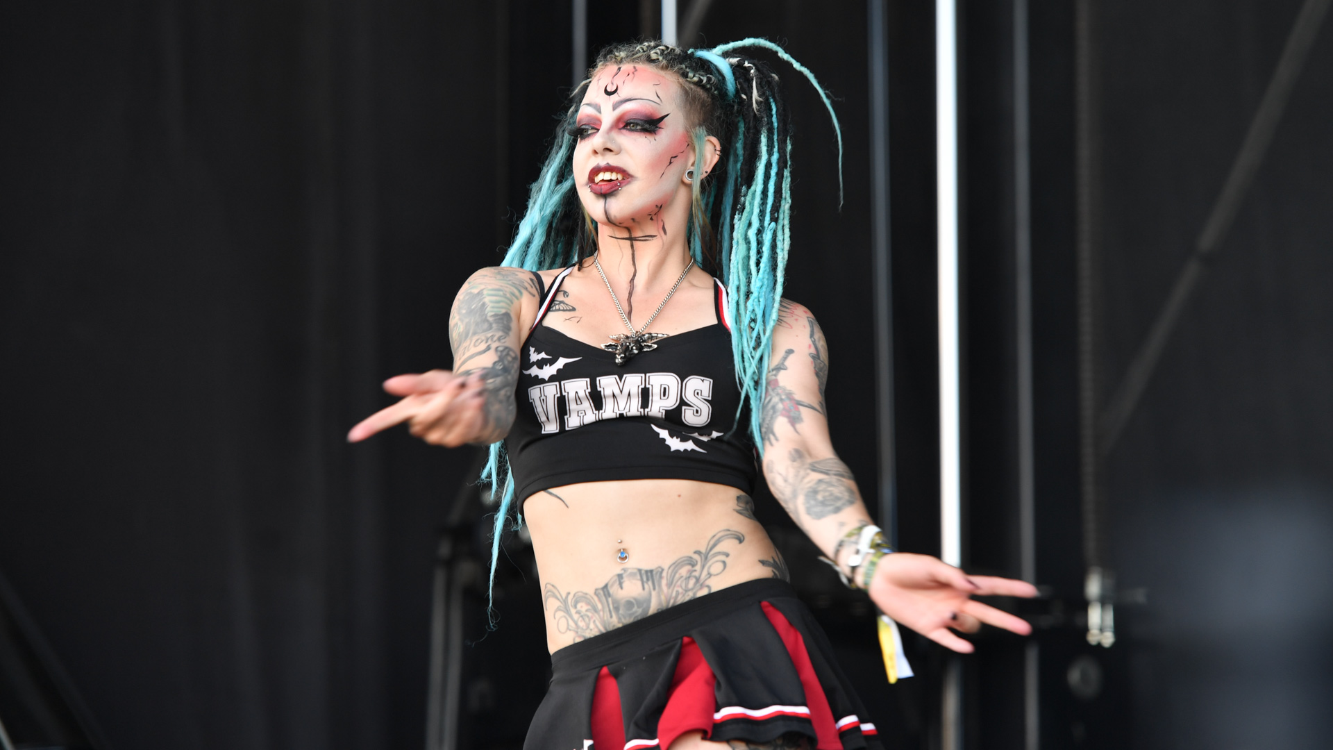 11.08.2024, Flugplatz Drispenstedt, Hildesheim, GER, Mera Luna Festival 2024, im Bild
EXTIZE
Foto © Rojahn