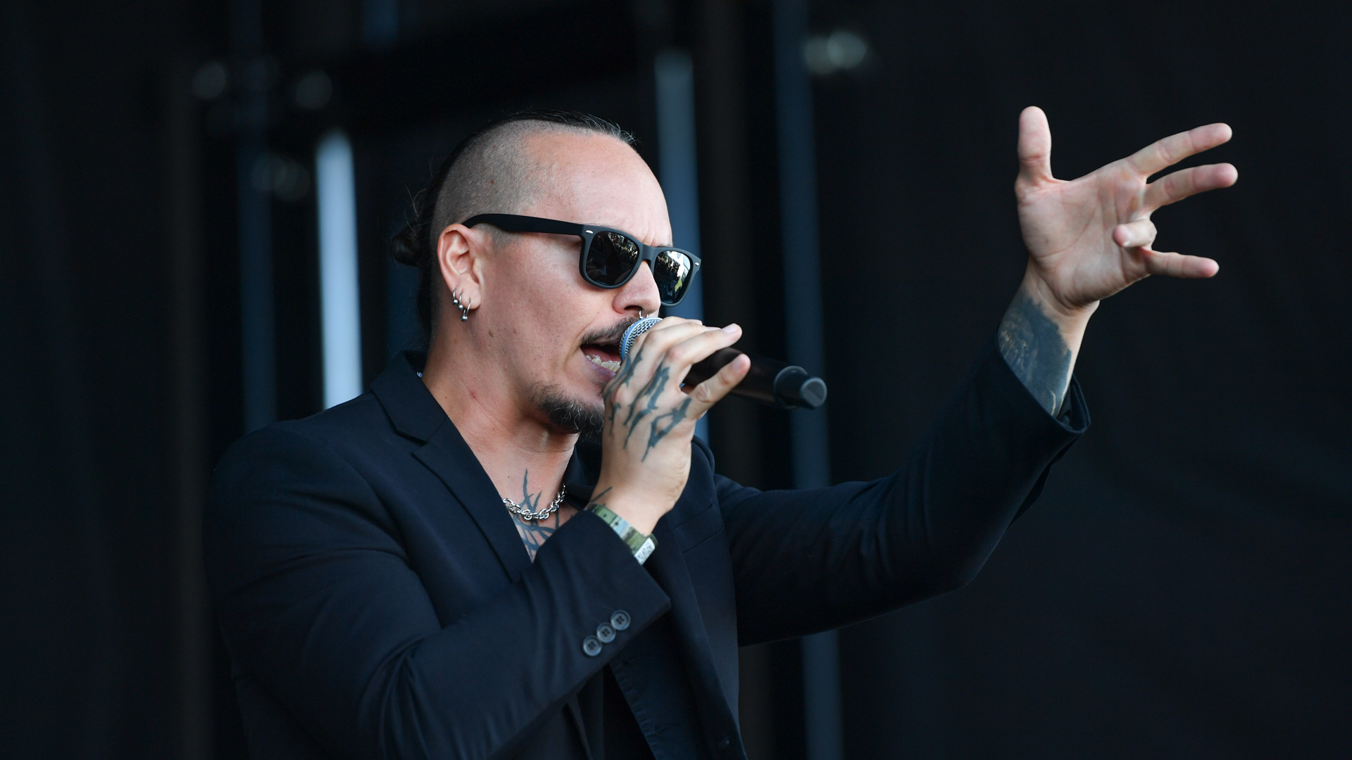 11.08.2024, Flugplatz Drispenstedt, Hildesheim, GER, Mera Luna Festival 2024, im Bild
FUTURE LIED TO US
Foto © Rojahn