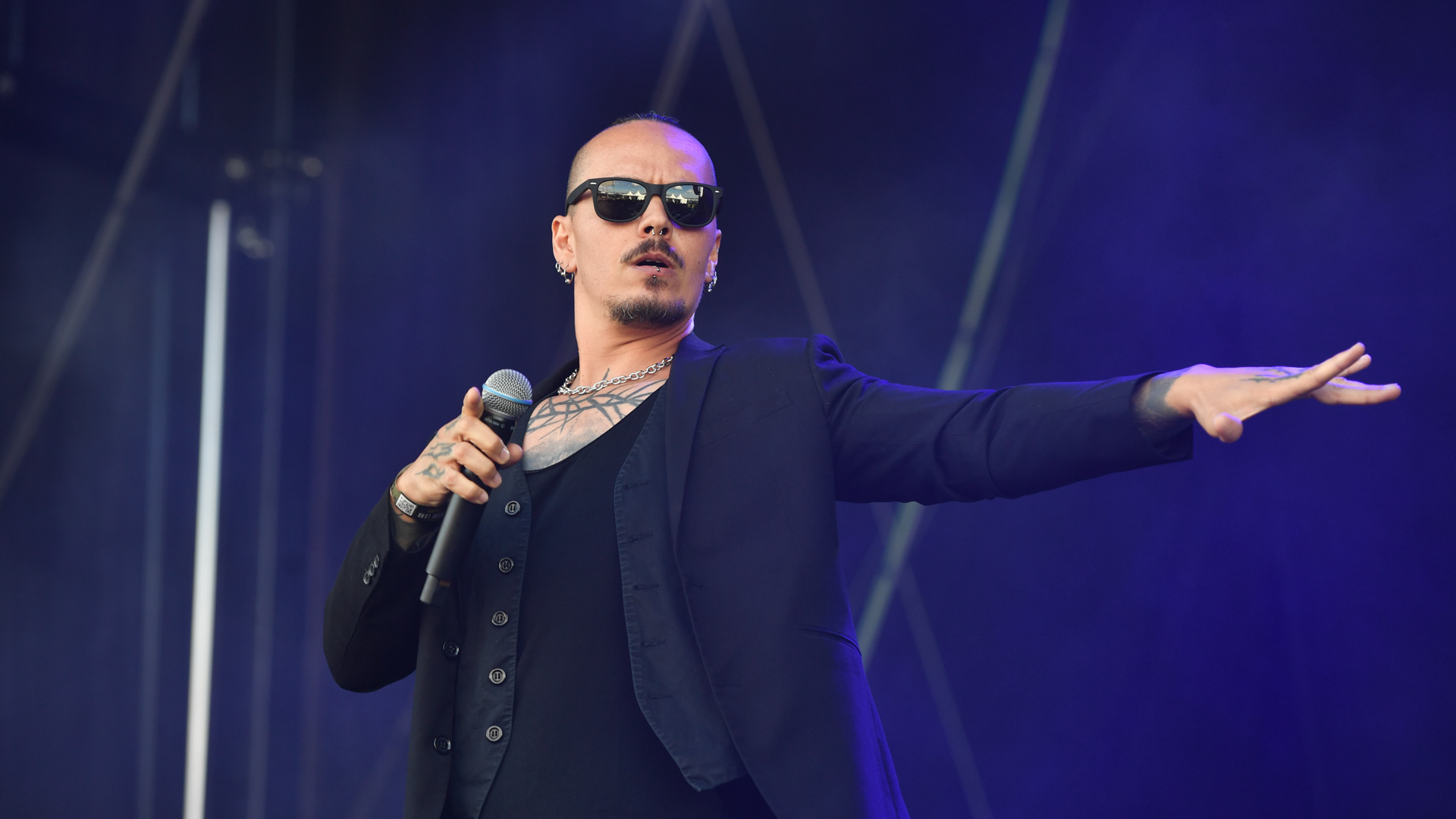 11.08.2024, Flugplatz Drispenstedt, Hildesheim, GER, Mera Luna Festival 2024, im Bild
FUTURE LIED TO US
Foto © Rojahn