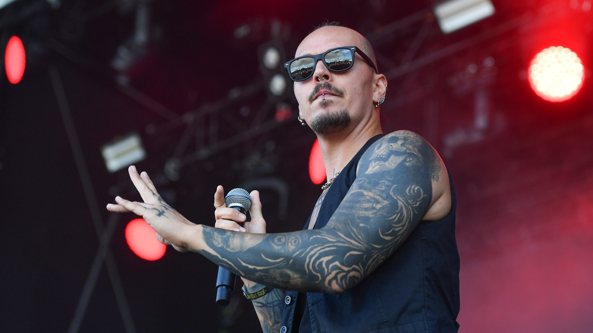 11.08.2024, Flugplatz Drispenstedt, Hildesheim, GER, Mera Luna Festival 2024, im Bild
FUTURE LIED TO US
Foto © Rojahn