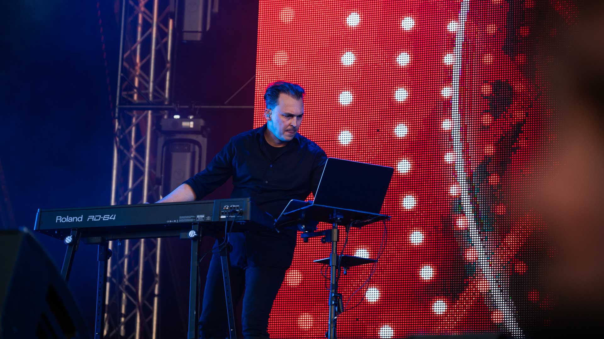 11.08.2024, Flugplatz Drispenstedt, Hildesheim, GER, Mera Luna Festival 2024, im Bild
VNV NATION
Foto © Rojahn