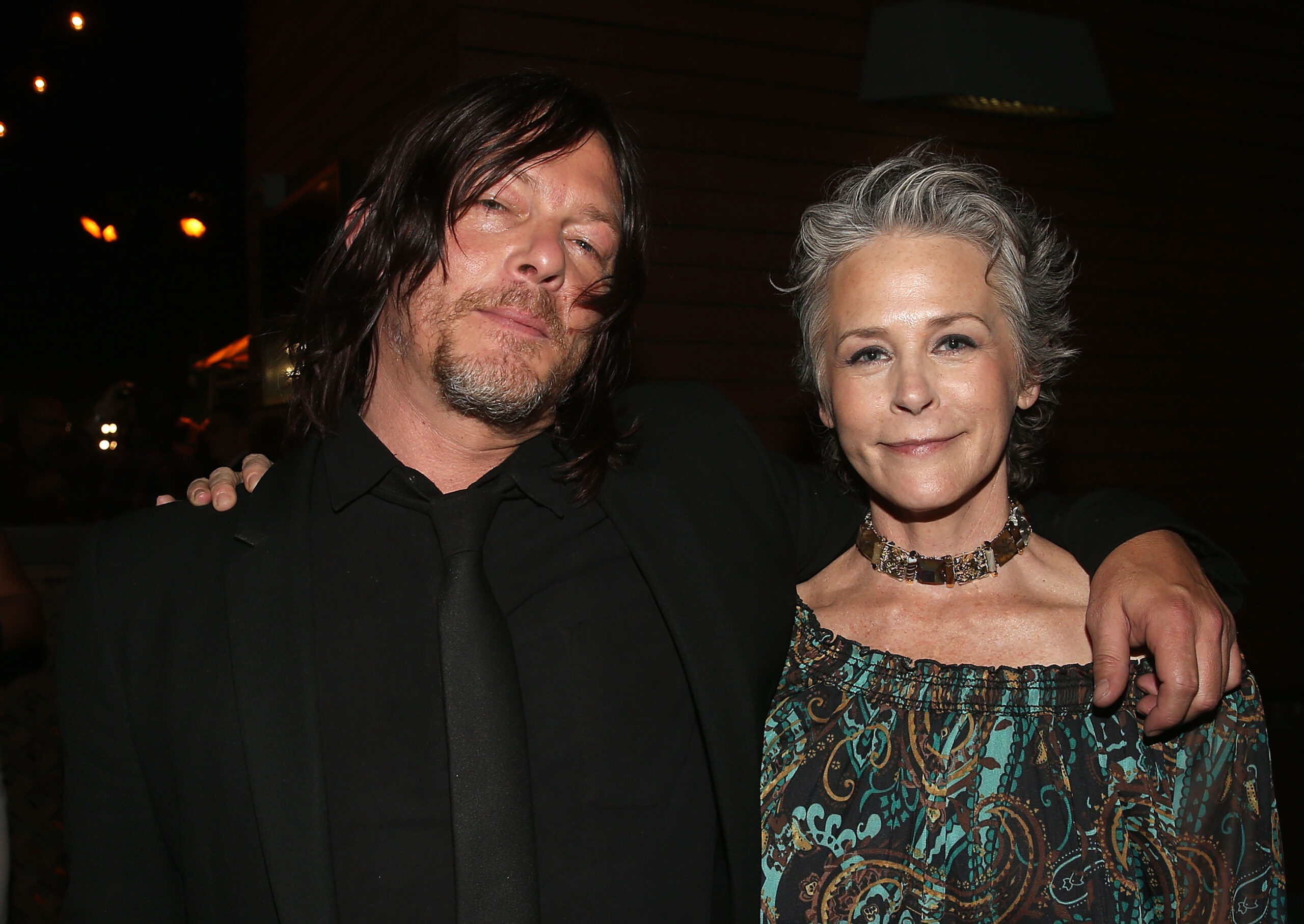 Norman Reedus und Melissa McBride im Jahr 2017