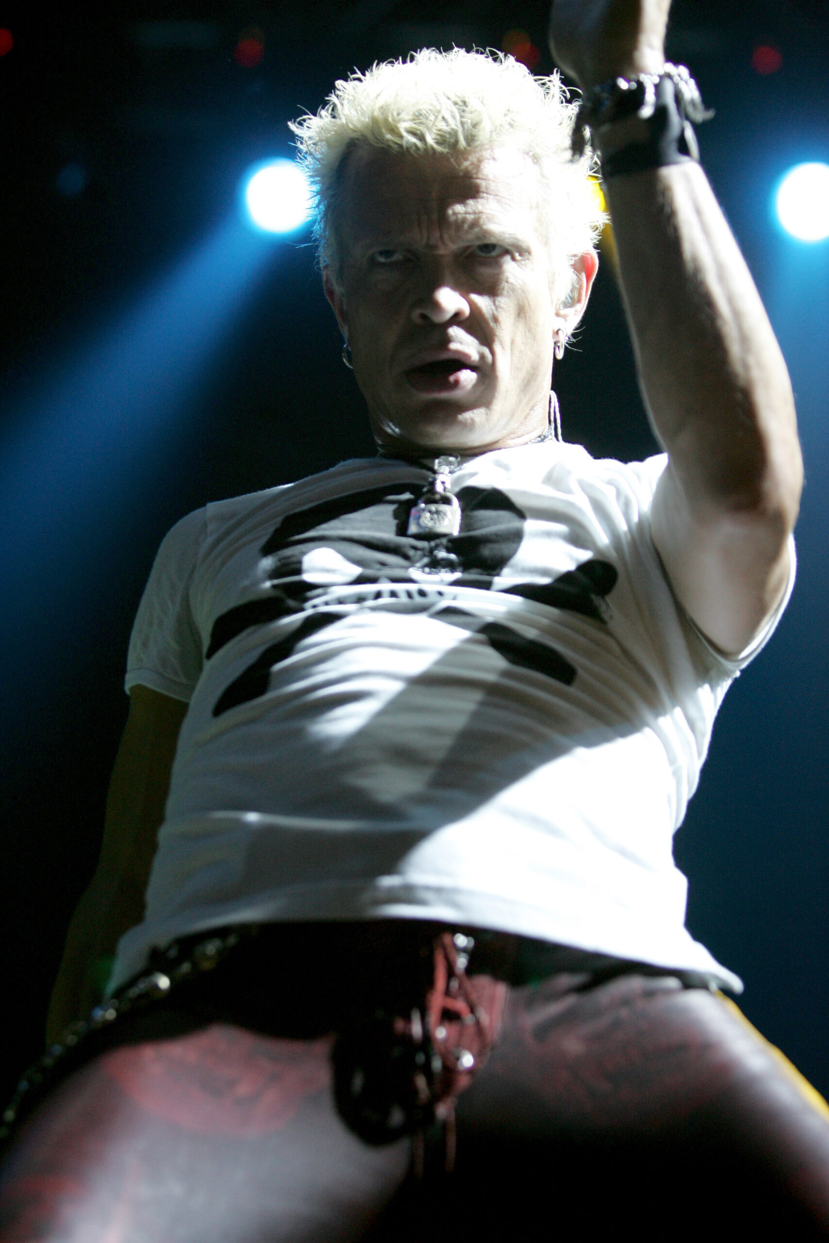 Billy Idol during Download Festival - Day 1 at Donington Park International Conference & Exhibition Centre in Castle Donin...