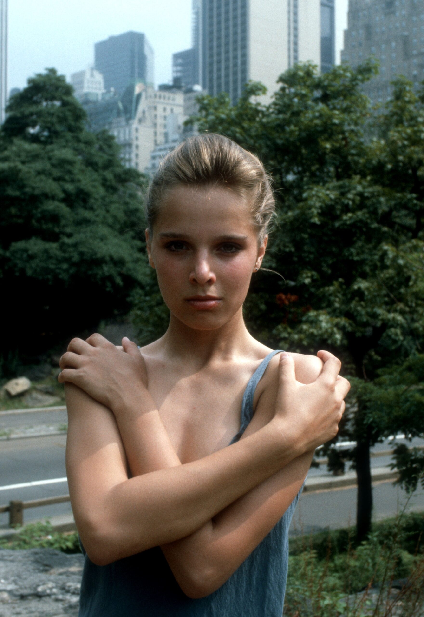 Desiree Nosbusch am 01.03.1982 in Manhattan in New York, USA. (Photo by Peter Bischoff/Getty Images)