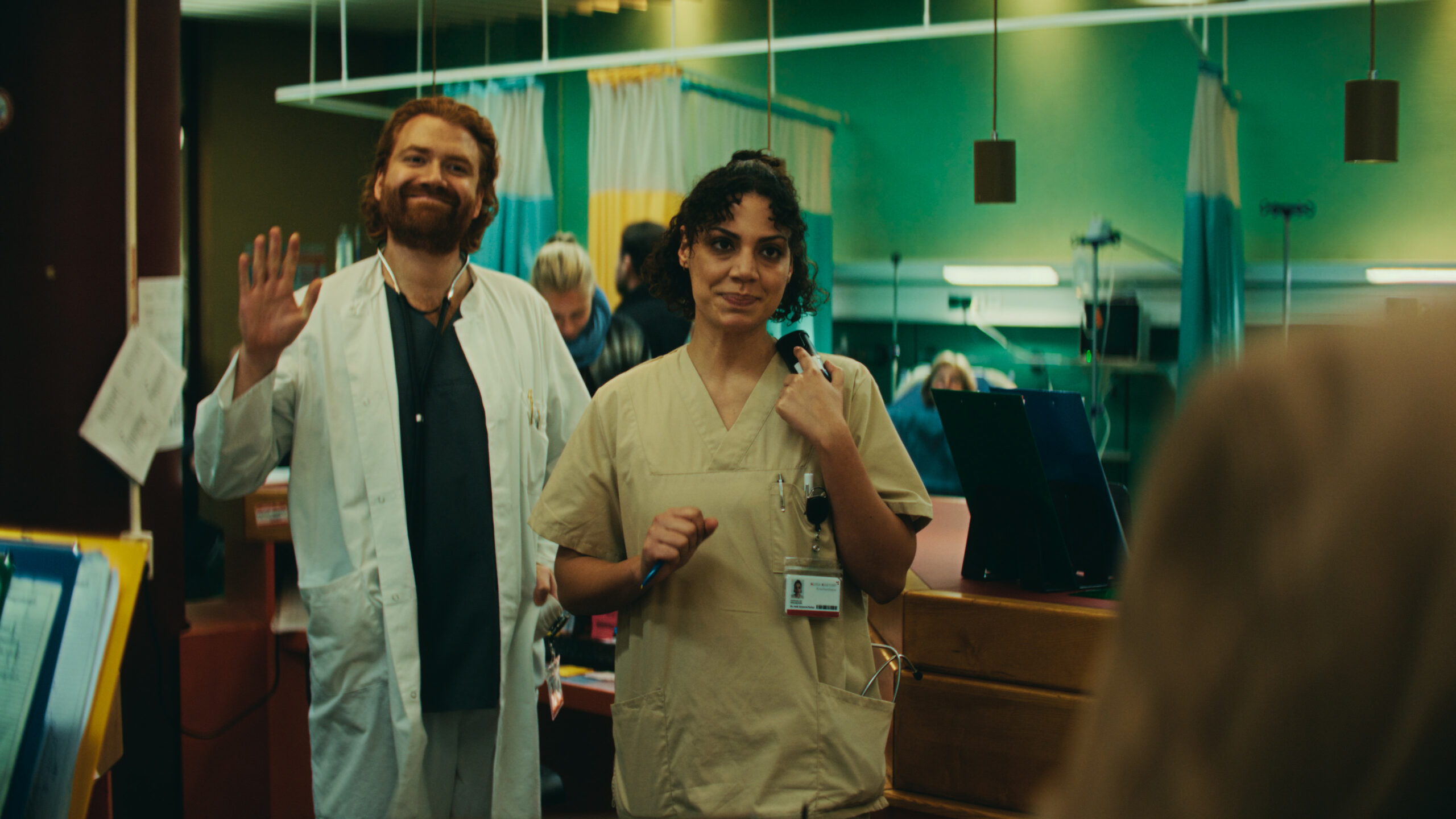 So gute Stimmung ist eher selten in "KRANK Berlin"...