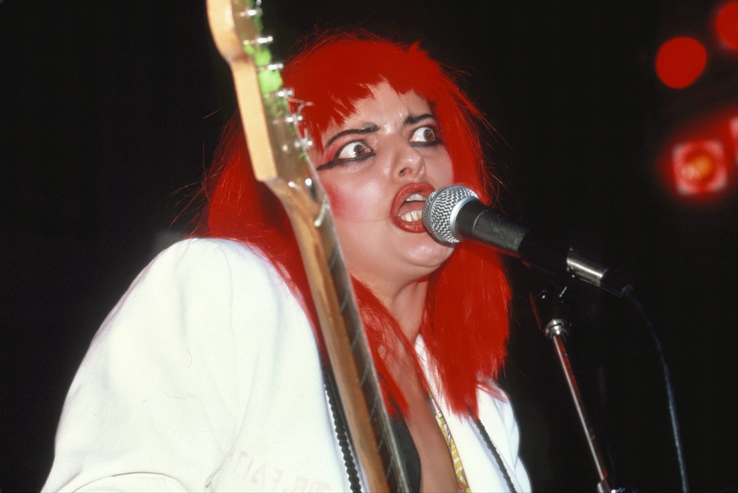 NEW YORK - CIRCA 1981: Nina Hagen circa 1981 in New York. (Photo by Sonia Moskowtz/Images /Getty Images)