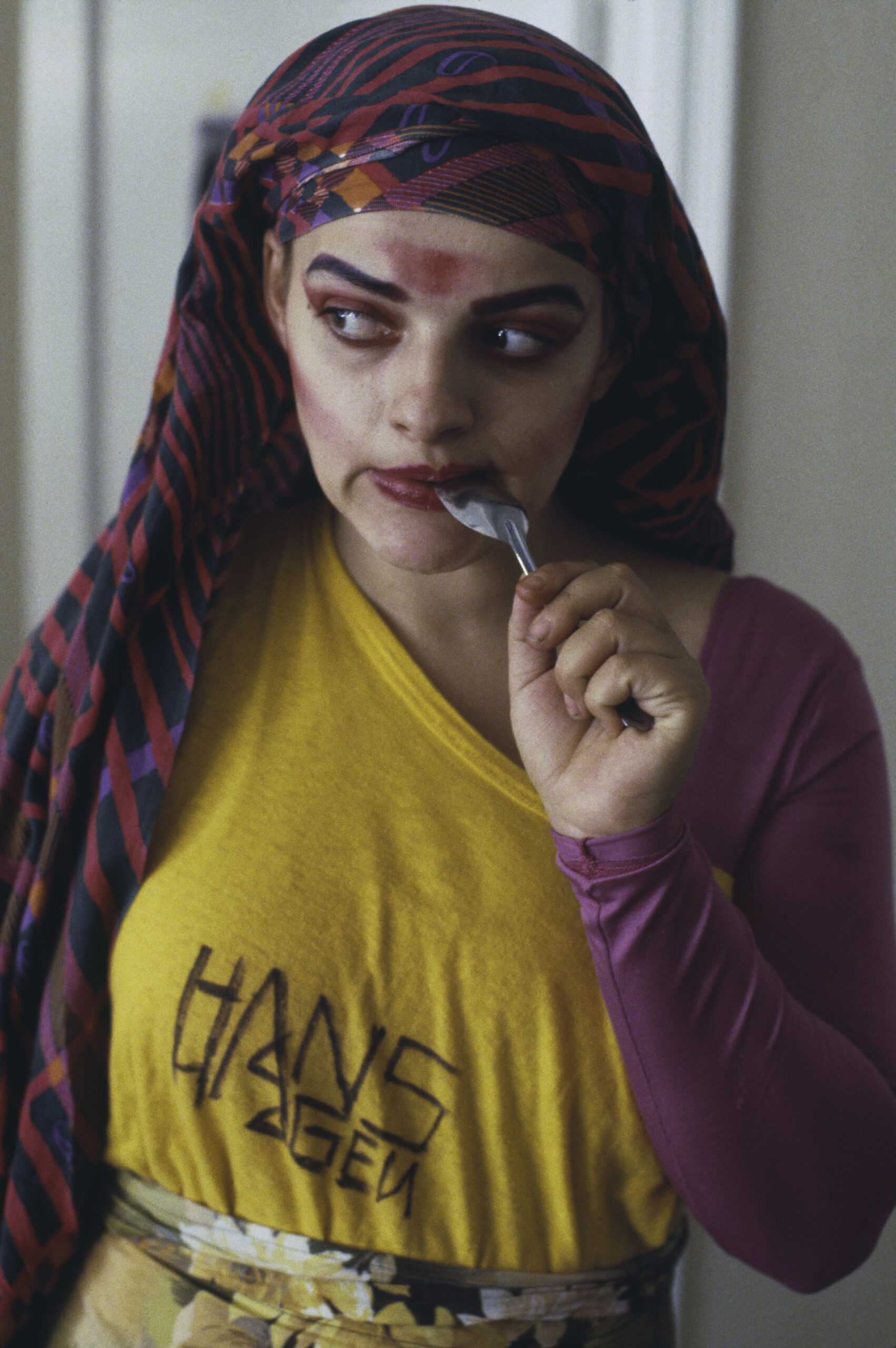 German singer-songwriter Nina Hagen at the Gramercy Park Hotel, New York City, 1981. (Photo by Michael Putland/Getty Images)