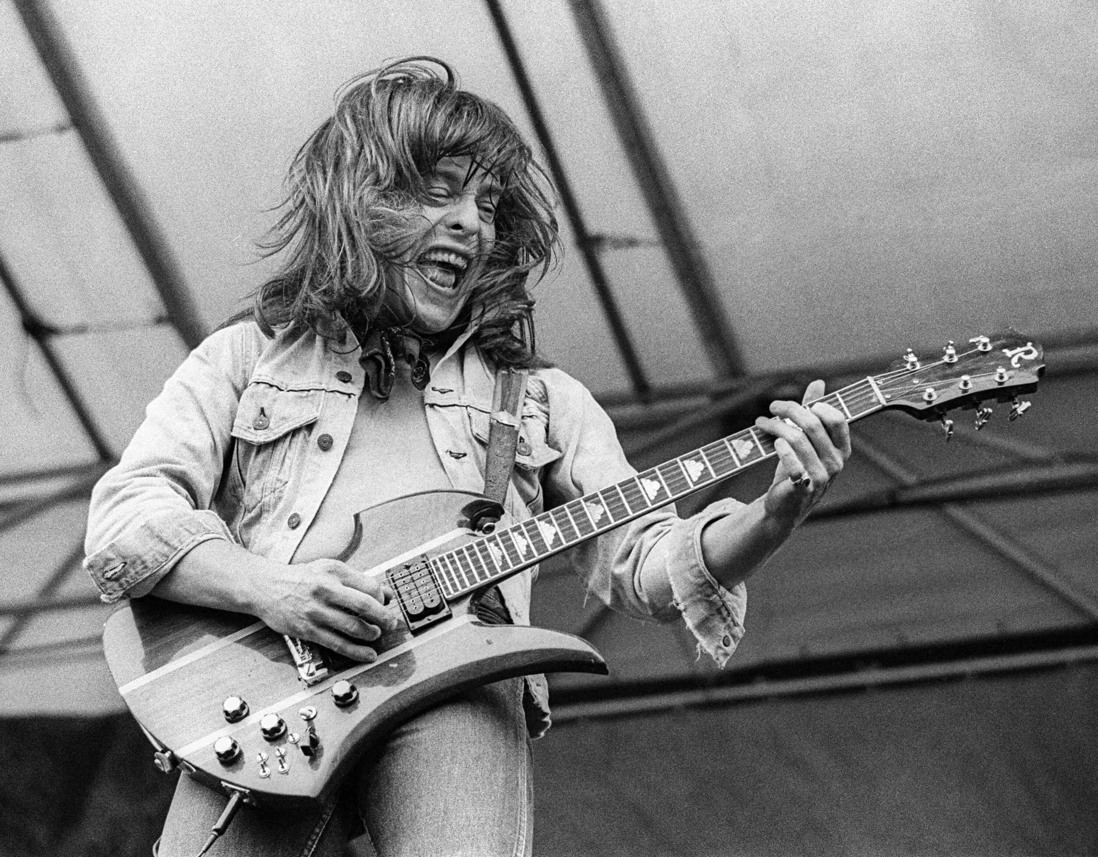 OAKLAND - JUL, 1977:  Rick Derringer performs at Oakland Stadium in Oakland, California - July 23, 1977  (Photo by Ed Perl...