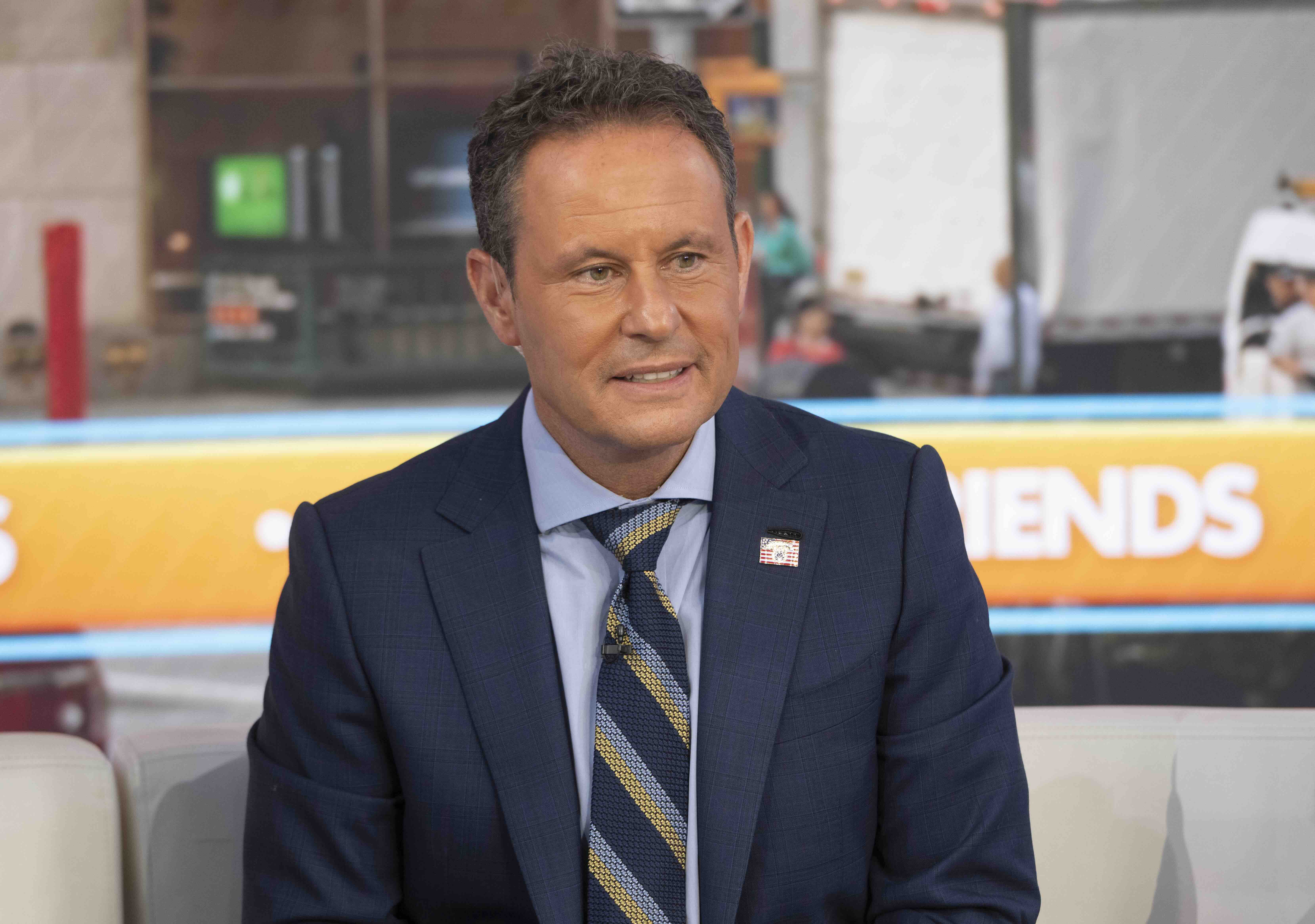 NEW YORK, NEW YORK - AUGUST 27:  Brian Kilmeade is seen on "Fox & Friends" at Fox News Channel Studios on August 27, 2025 ...