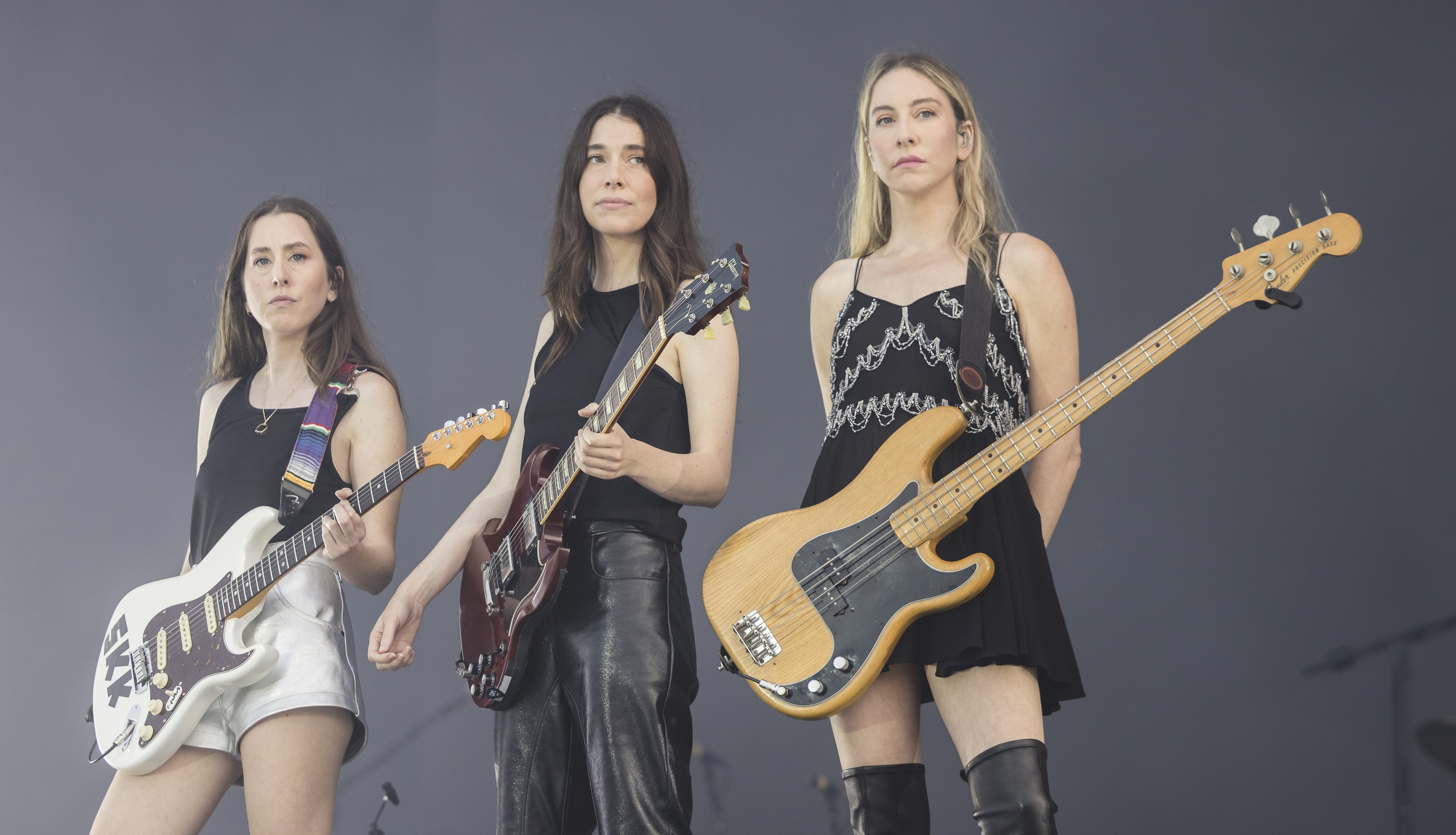 Wer hat denn da gepupst: Haim auf der Bühne