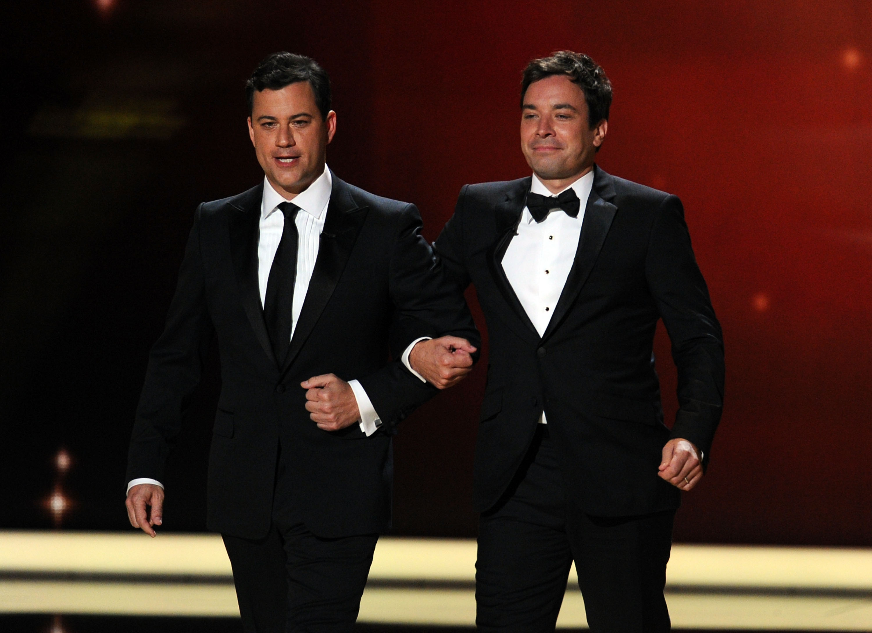 Hand in Hand: Jimmy Kimmel und Jimmy Fallon