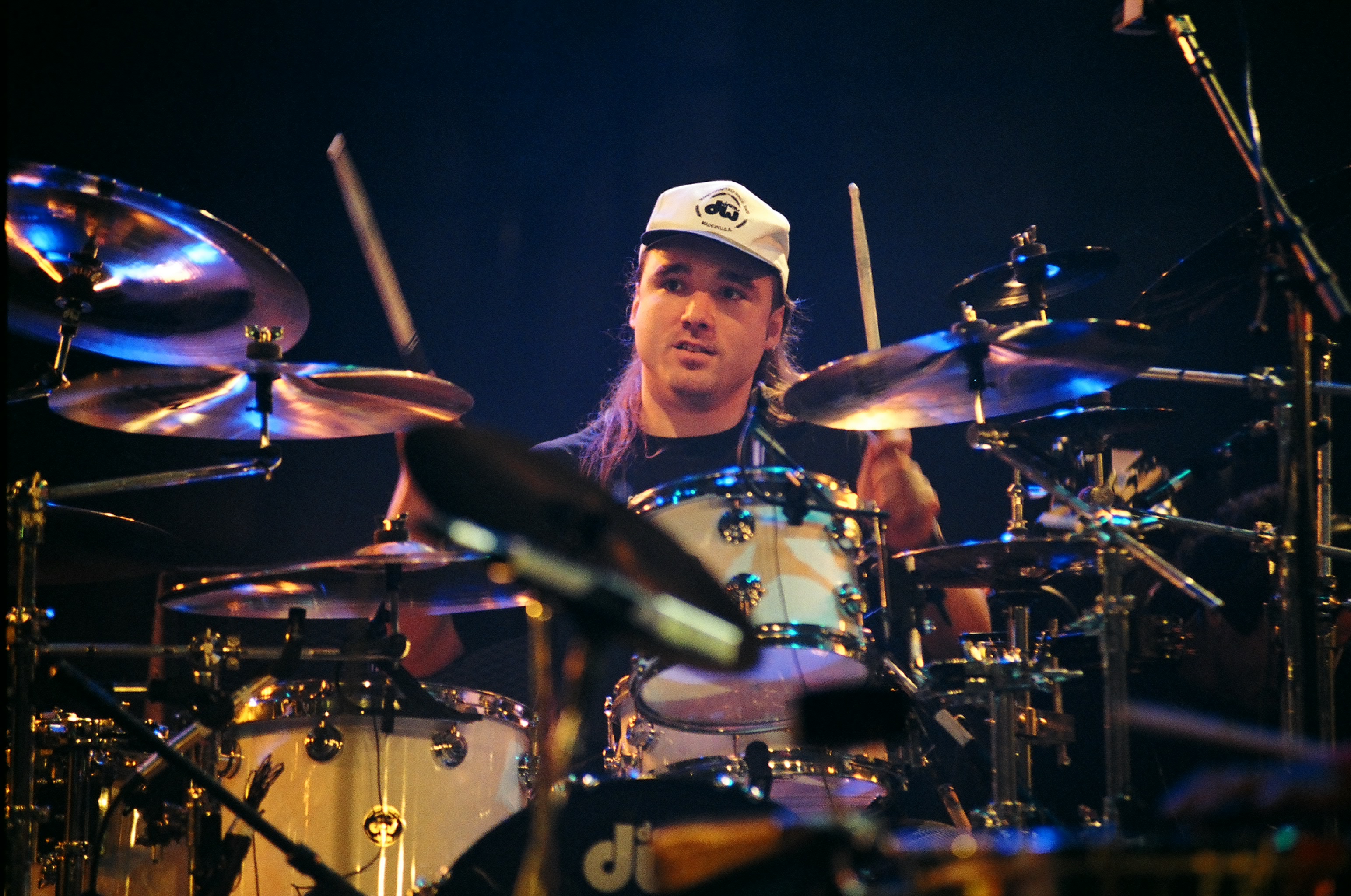 SEATTLE - DECEMBER 13:  Dave Abruzzese at The 1993 MTV Live And Loud at Pier 48 on December 13th, 1993 in Seattle, WA.  (P...