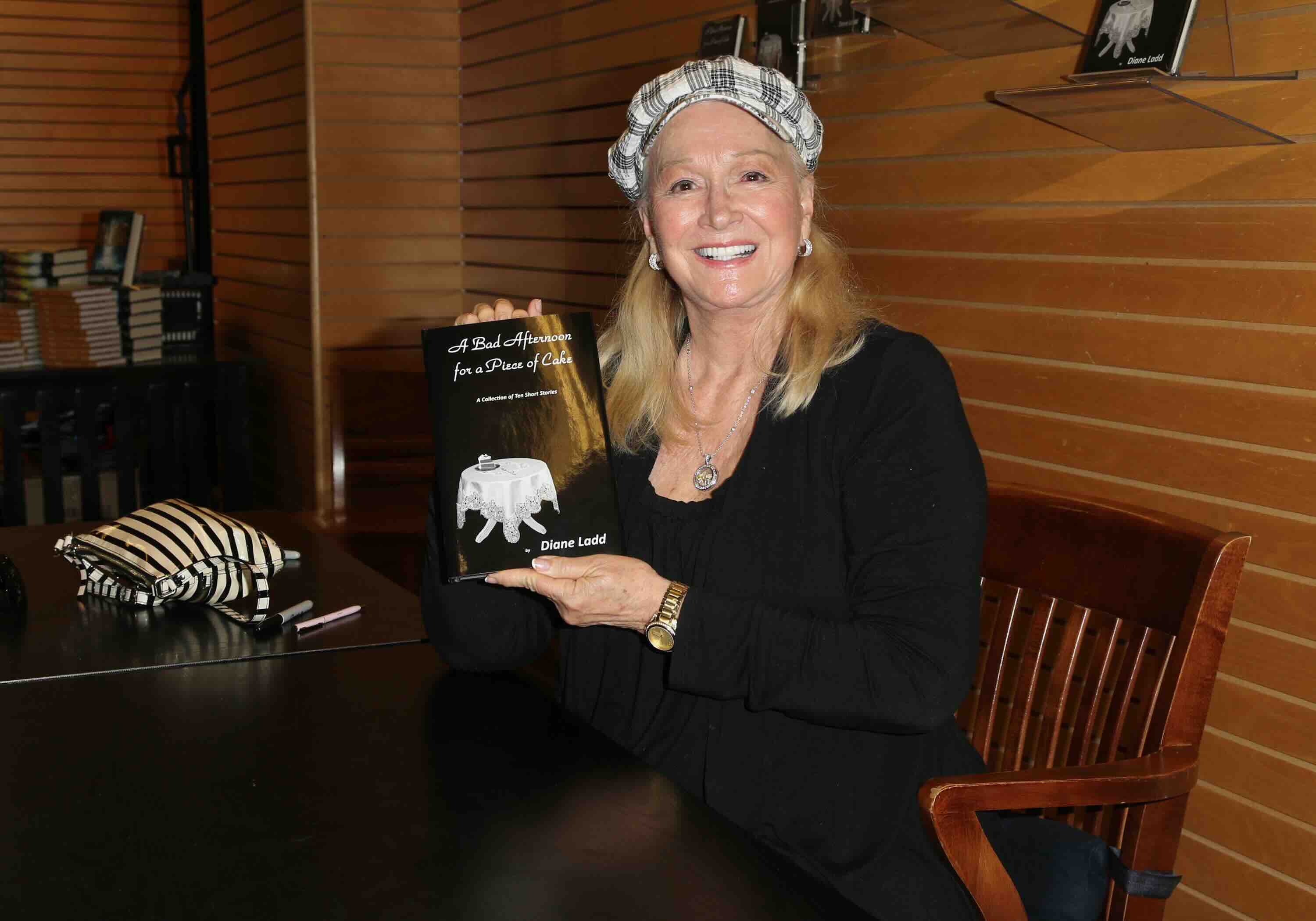 SANTA MONICA, CA - MAY 11:  Actress Diane Ladd signs copies of her new book "A Bad Afternoon For A Piece Of Cake" at Barne...