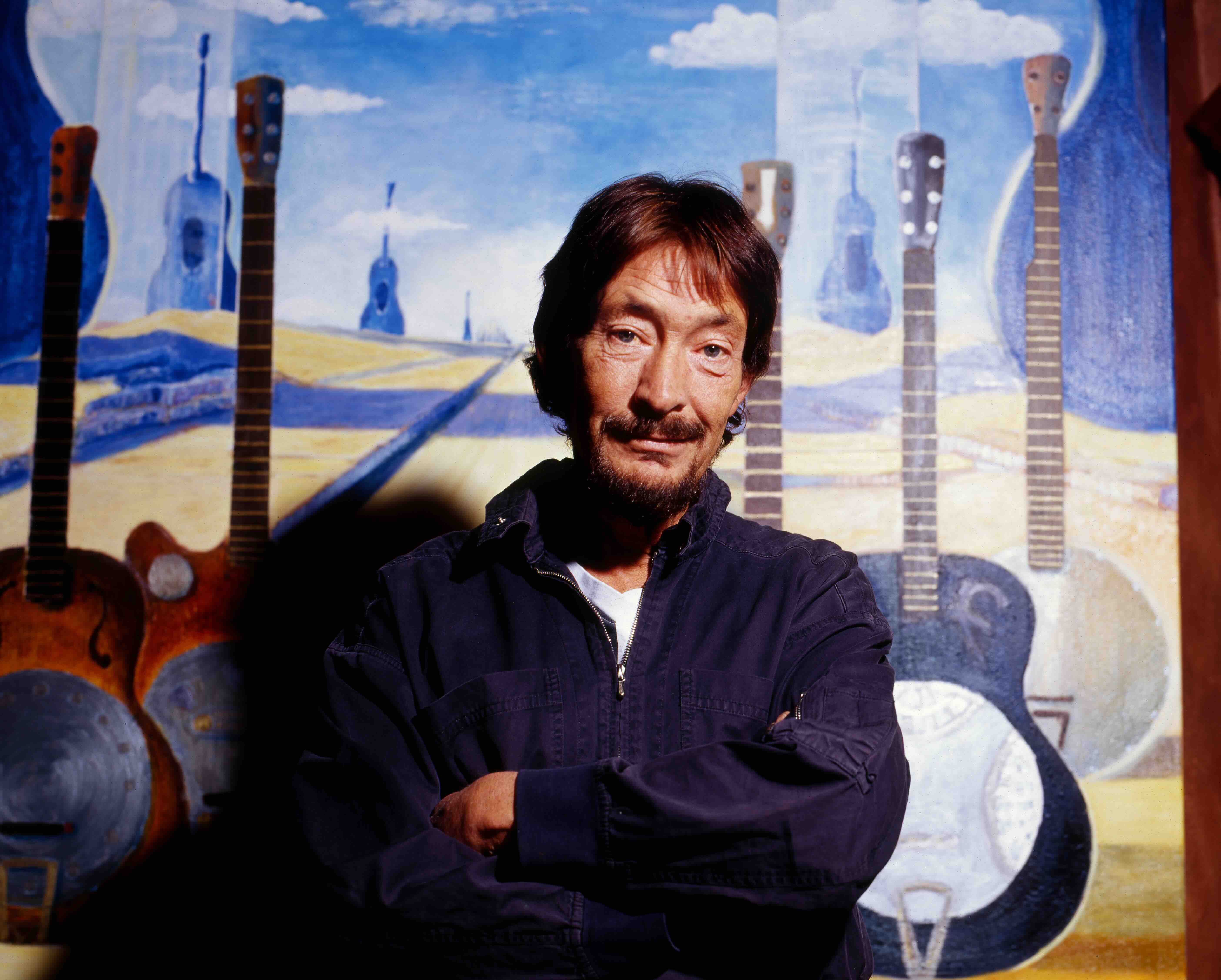 Chris Rea, English singer-songwriter and guitarist, portrait, in his studio in 2005. (Photo by Richard Ecclestone/Redferns)