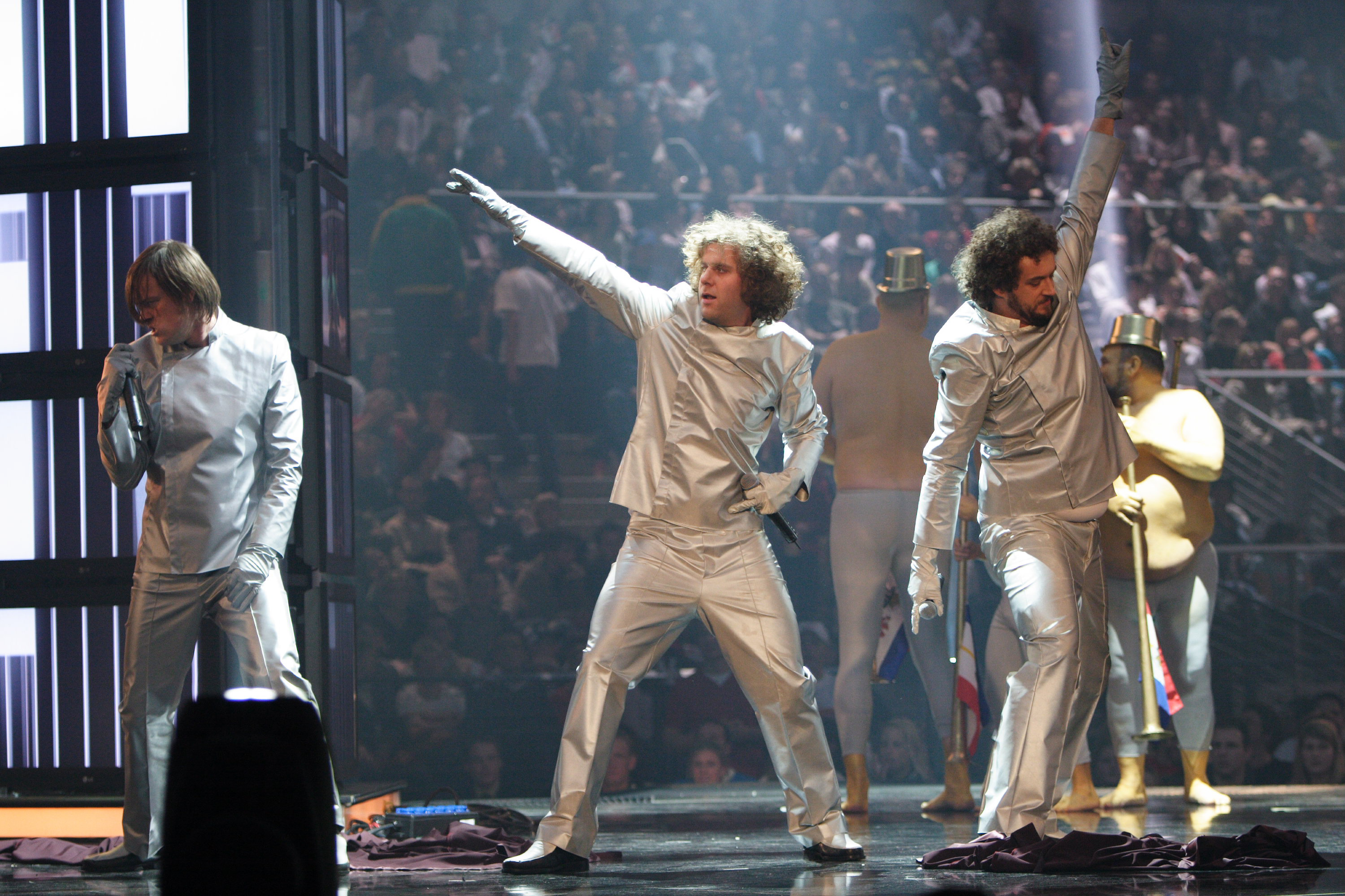 Deichkind 2005 beim ESC