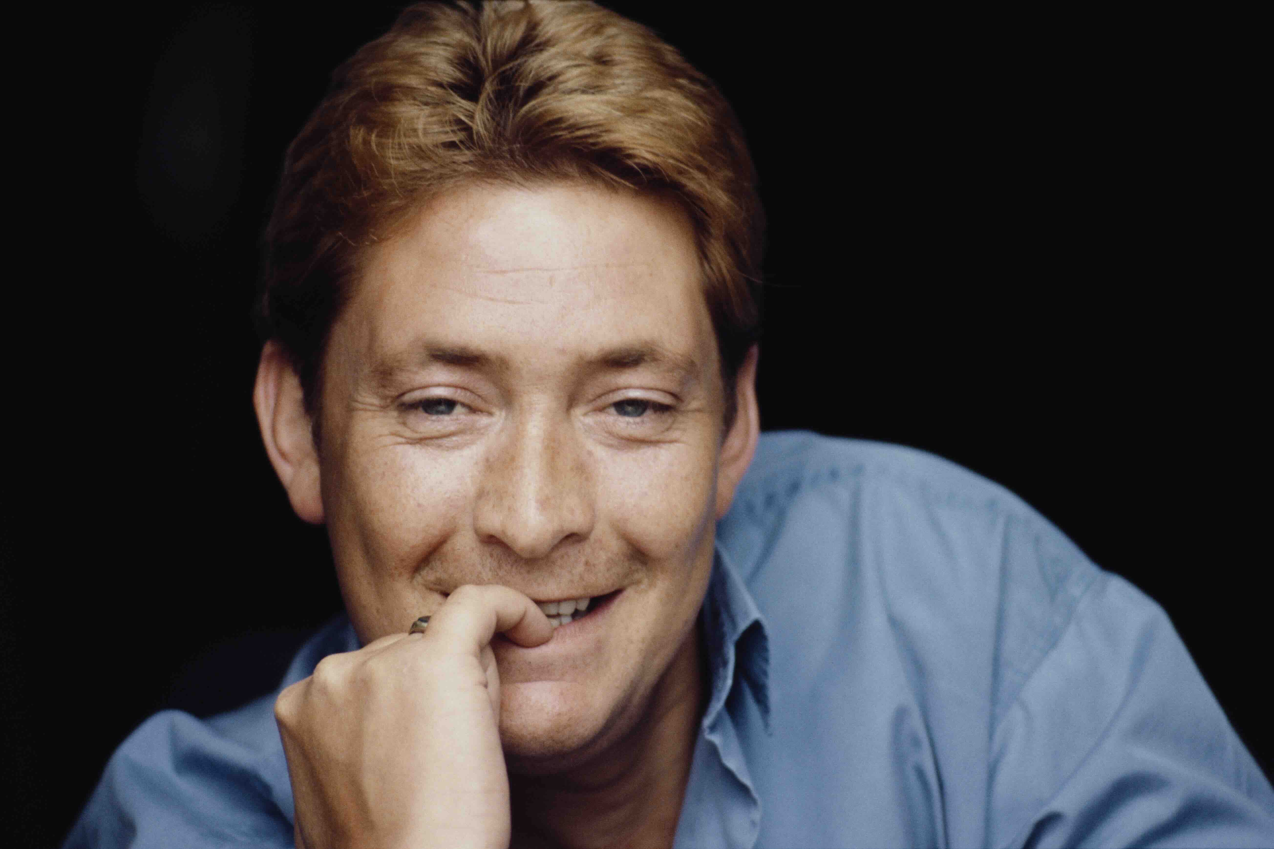 Portrait of English singer, songwriter and guitarist Chris Rea in London in 1988. (Photo by Michael Putland/Getty Images)