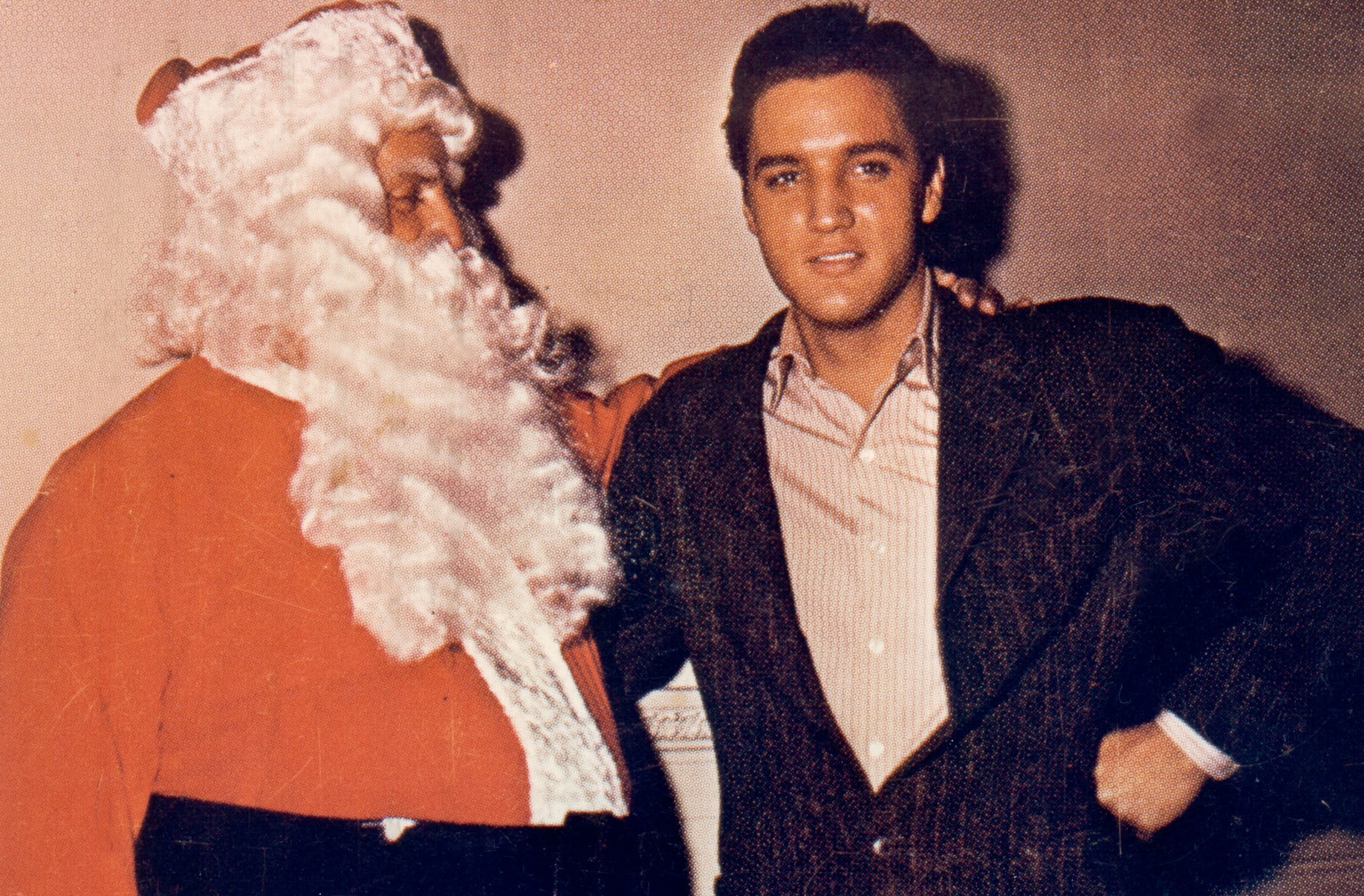 Elvis Presley und Santa Clause (Colonel Parker)