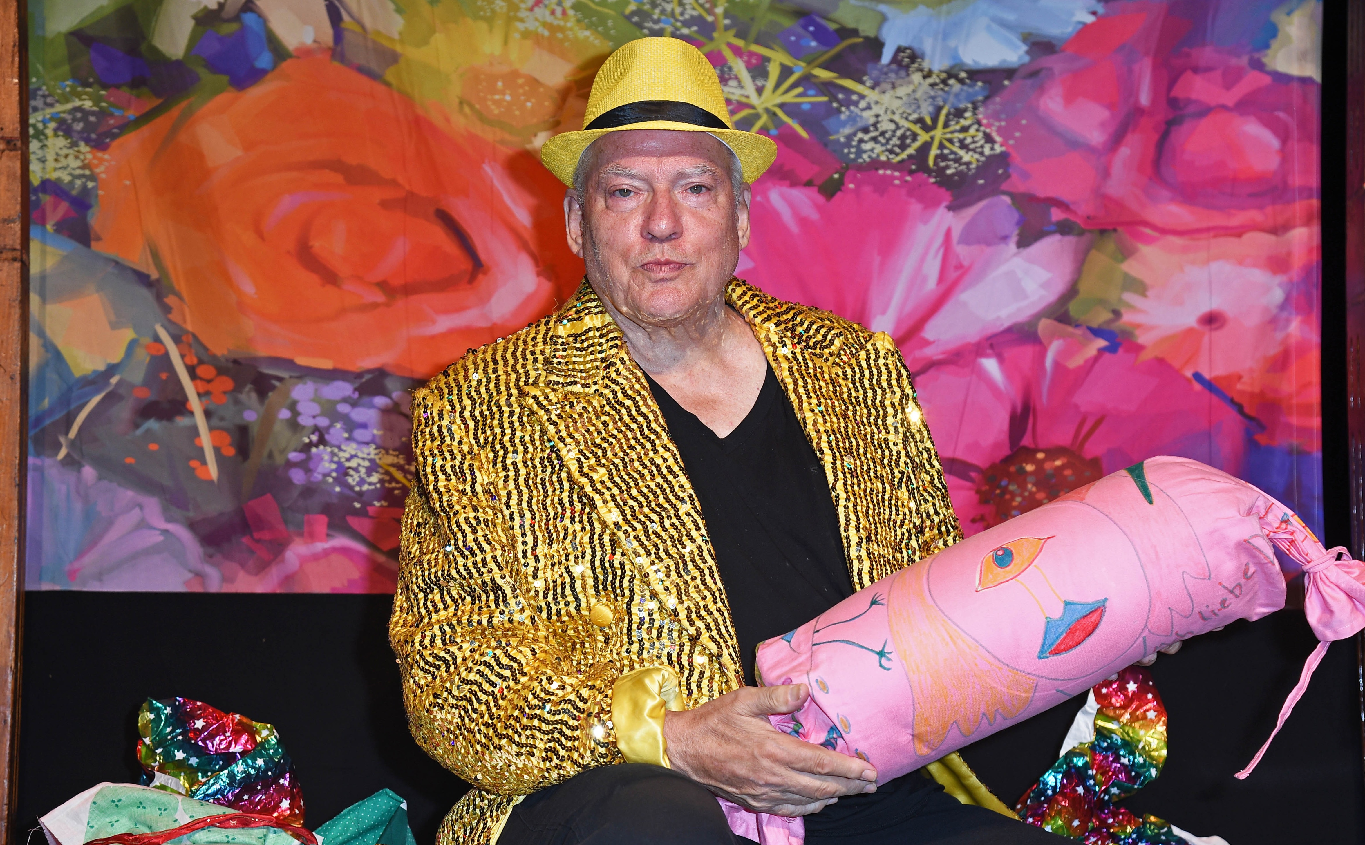 BERLIN, GERMANY - SEPTEMBER 05: Rosa von Praunheim during the "Rosa von Praunheims Die Bettwurst  das Musical" press call ...