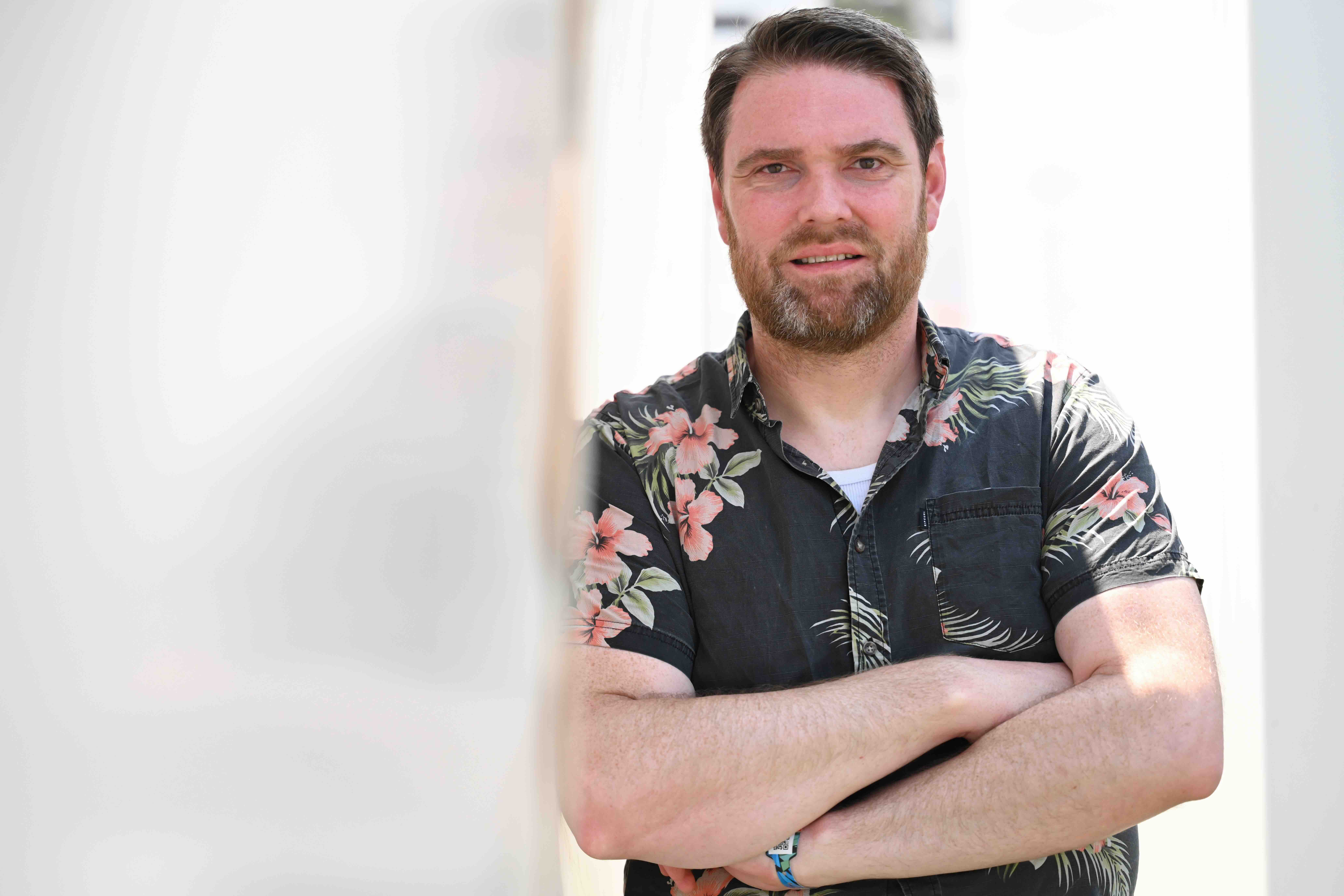 Der Veranstalter des Hurricane-Festivals, Stephan Thanscheidt, am dritten und letzten Tag des Hurricane Festivals. Das Ope...