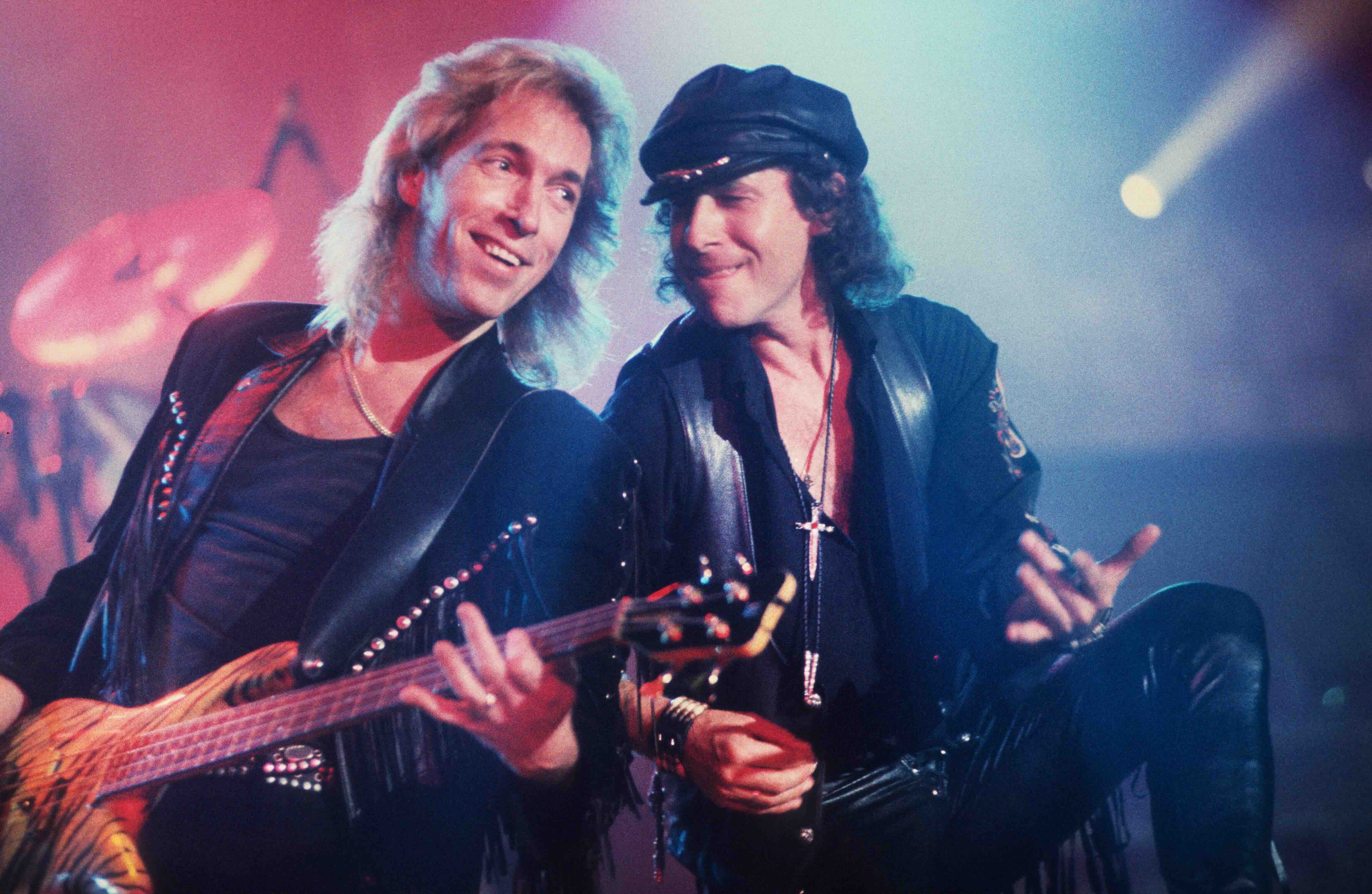 Flanders Expo - Gent - Belgium - 29/10/1991 The Scorpions: Klaus Meine, Francis Buchholz Photo gie Knaeps