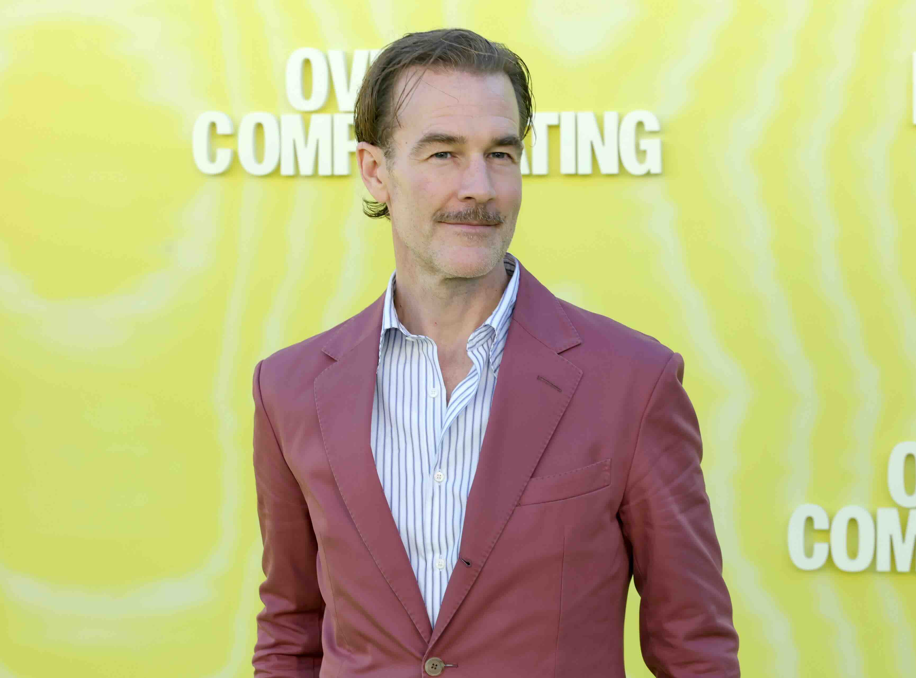 LOS ANGELES, CALIFORNIA - MAY 14: James Van Der Beek arrives at the premiere of Prime Video Series "Overcompensating" at H...