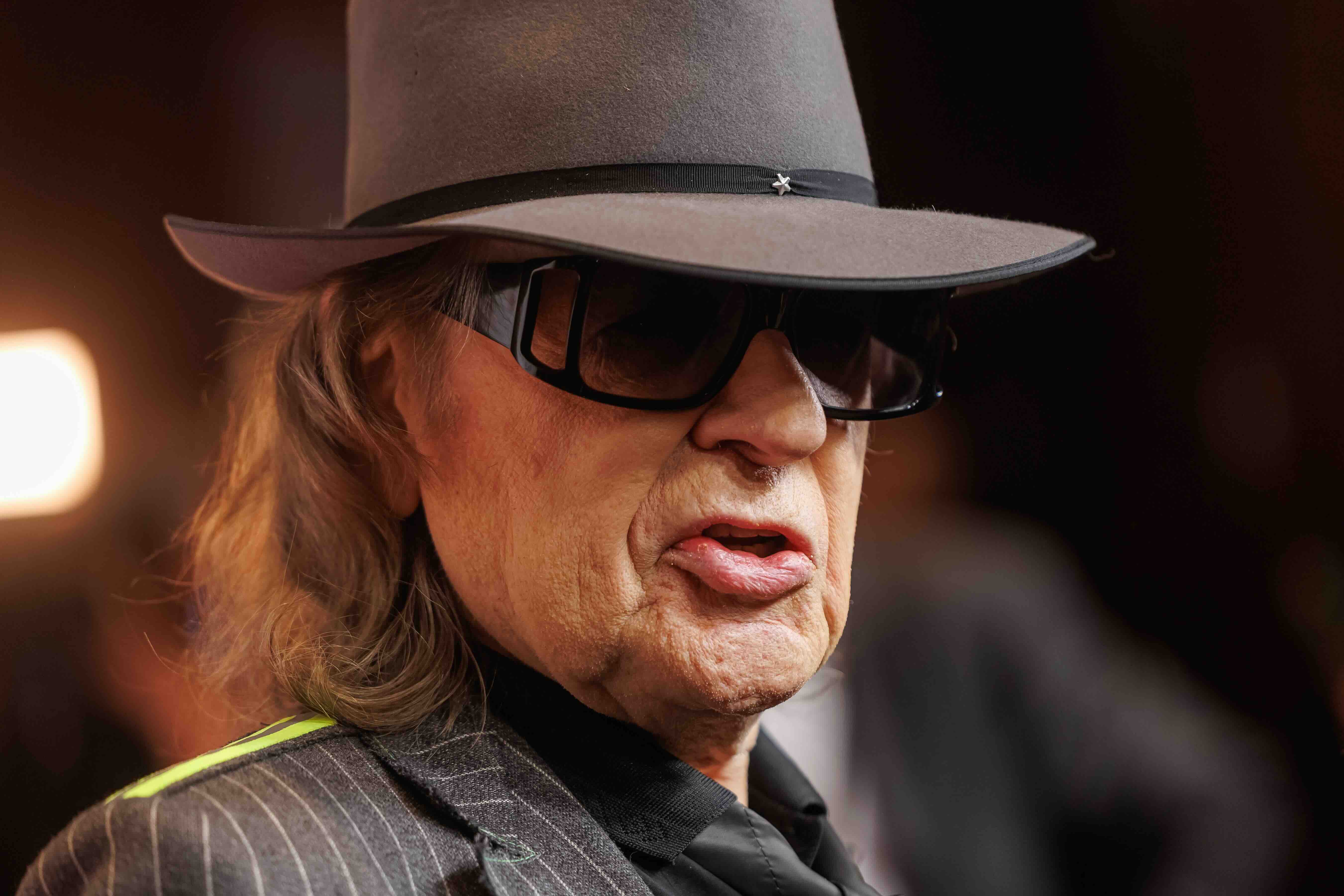 BERLIN, GERMANY - FEBRUARY 26: Udo Lindenberg attends the 17th Deutscher Musikautor*innenpreis at The Ritz-Carlton on Febr...