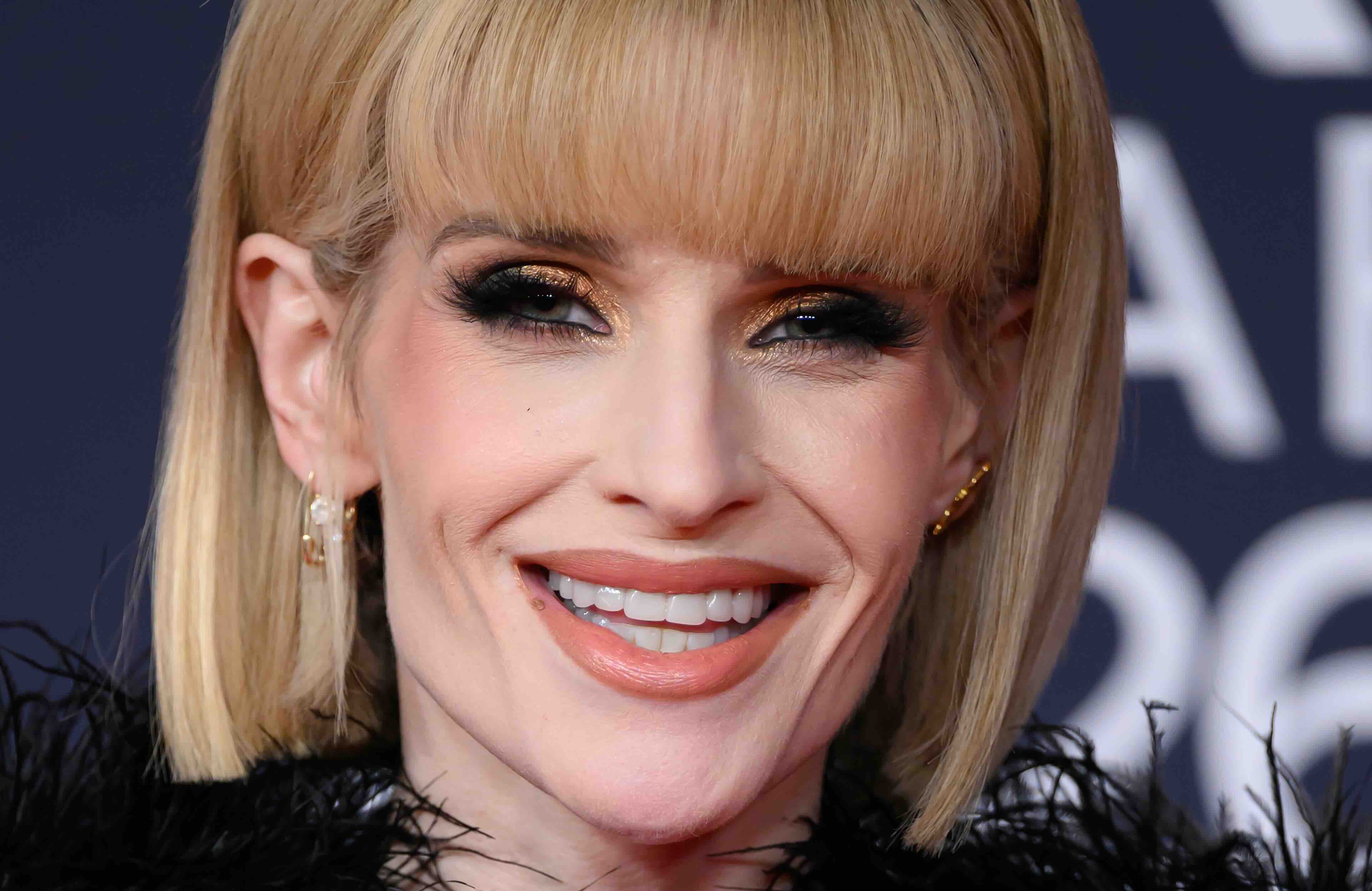 MANCHESTER, ENGLAND - FEBRUARY 28: (EDITORIAL USE ONLY) Kelly Osbourne attends The BRIT Awards 2026 at Co-op Live on Febru...