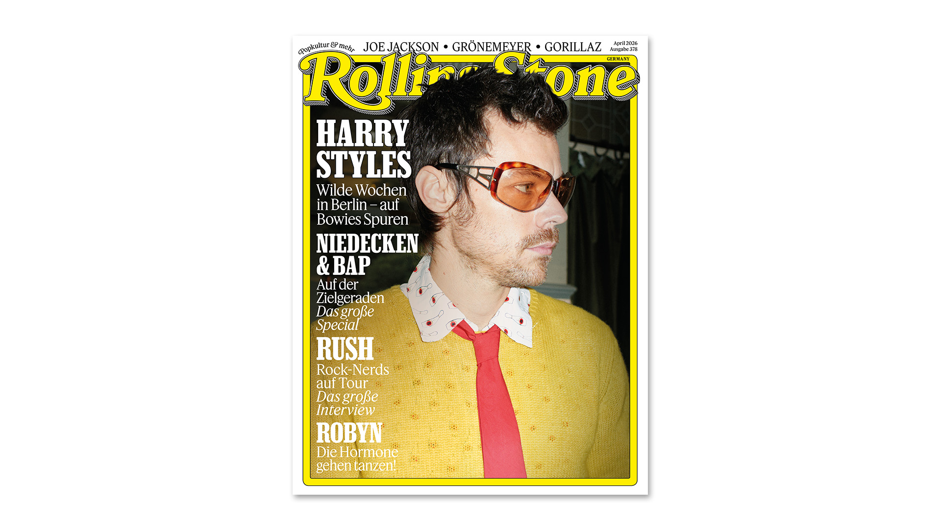 Harry Styles auf dem Cover der April-Ausgabe des ROLLING STONE