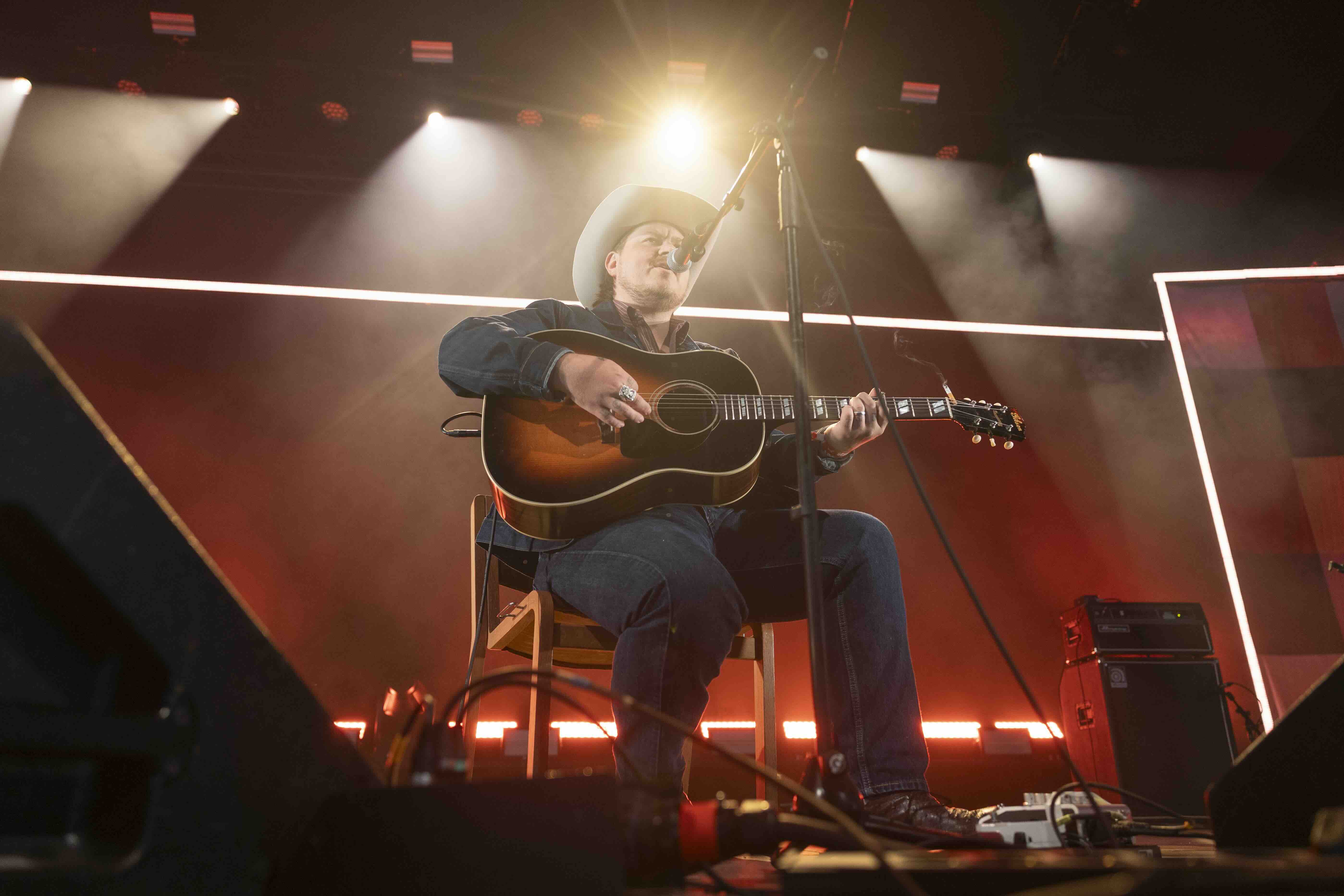 ROSKILDE, DENMARK - JULY 05: Vincent Neil Emerson performs on stage at Roskilde Festival 2025 on July 05, 2025 in Roskilde...