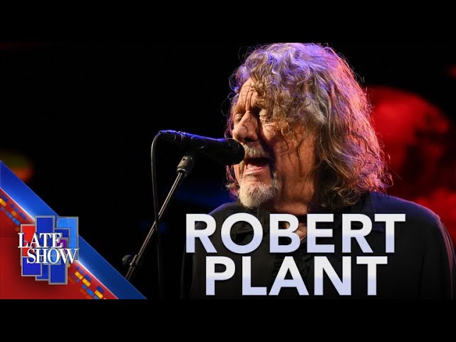 Tolkien-Feeling: Robert Plant spielt Ramble On bei Colbert