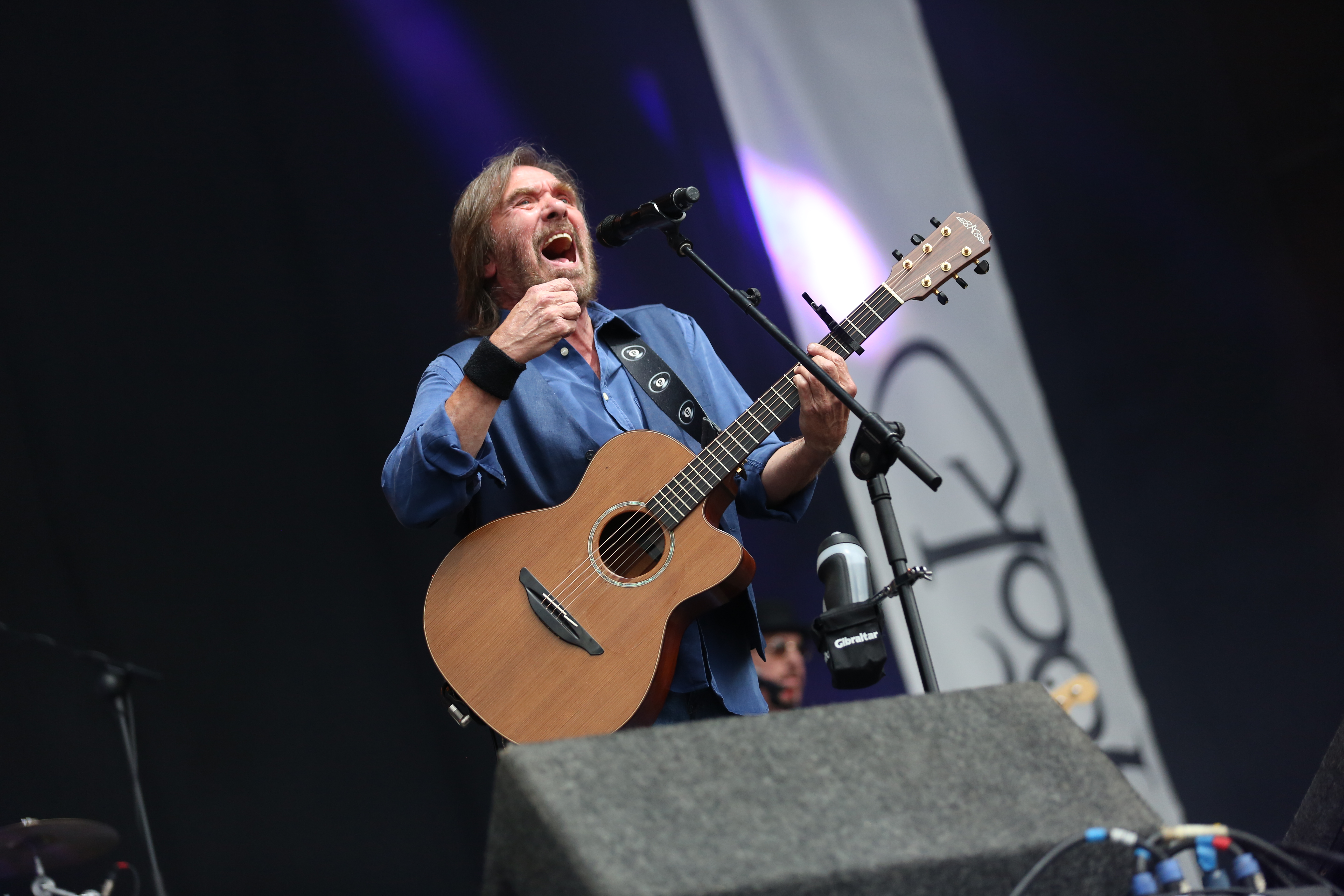 NAAS, IRELAND - JULY 29:  Dennis Locorriere of Dr Hook performs on stage during Punchestown Music Festival at Punchestown ...