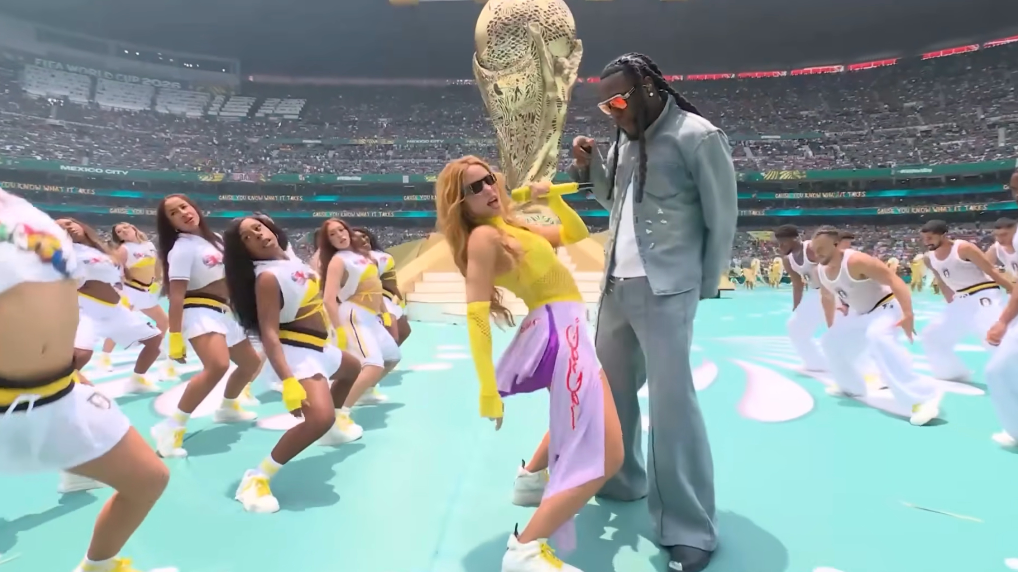 Immerhin: Rechtzeitig zum Auftritt von Shakira und Burna Boy bei der WM-Eröffnungsfeier war das ZDF sendebereit