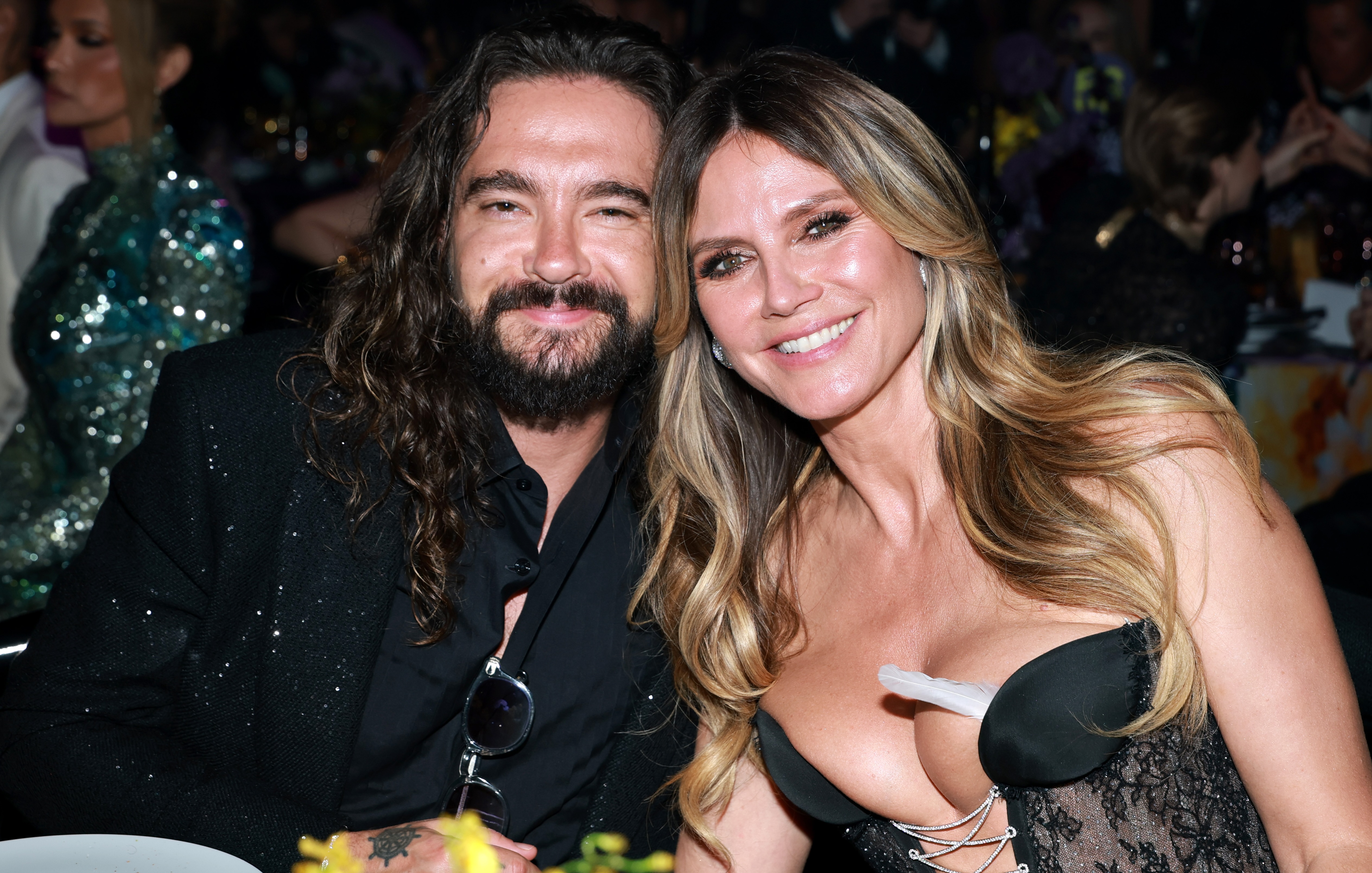CAP D'ANTIBES, FRANCE - MAY 21: Tom Kaulitz and Heidi Klum during the amfAR Gala Cannes 2026 presented by Chopard at Hotel...